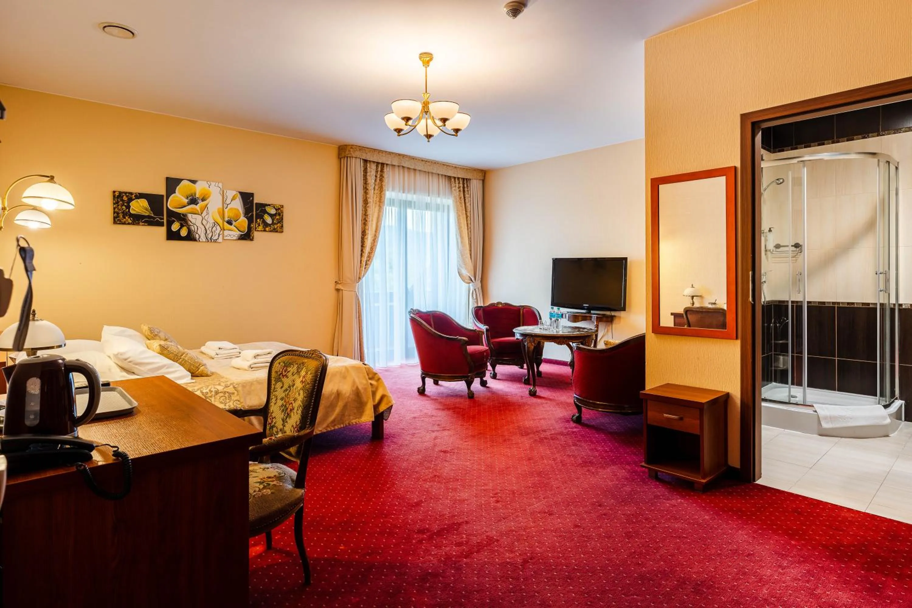 Bed in Hotel Na Błoniach