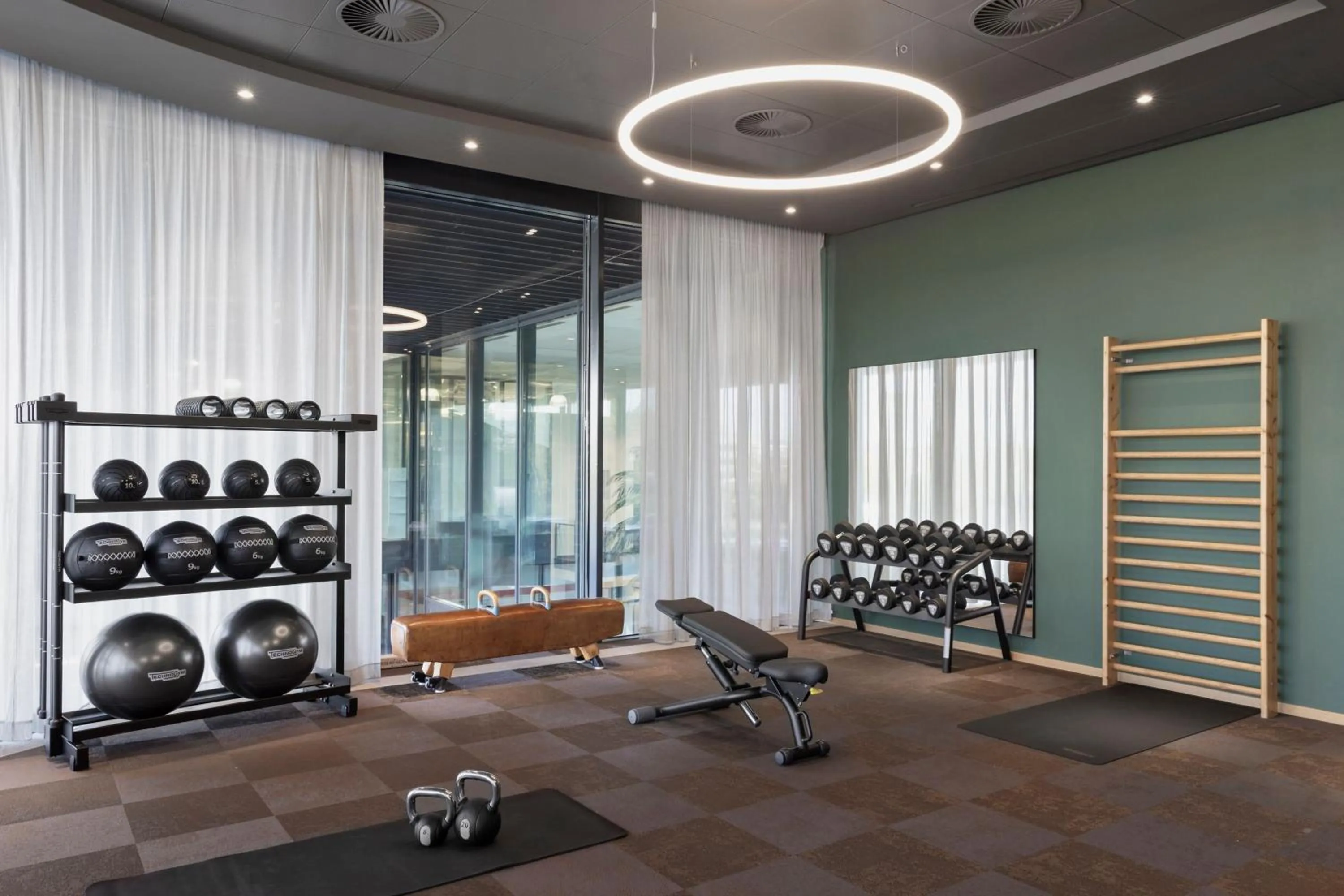 Fitness centre/facilities in Courtyard by Marriott Basel