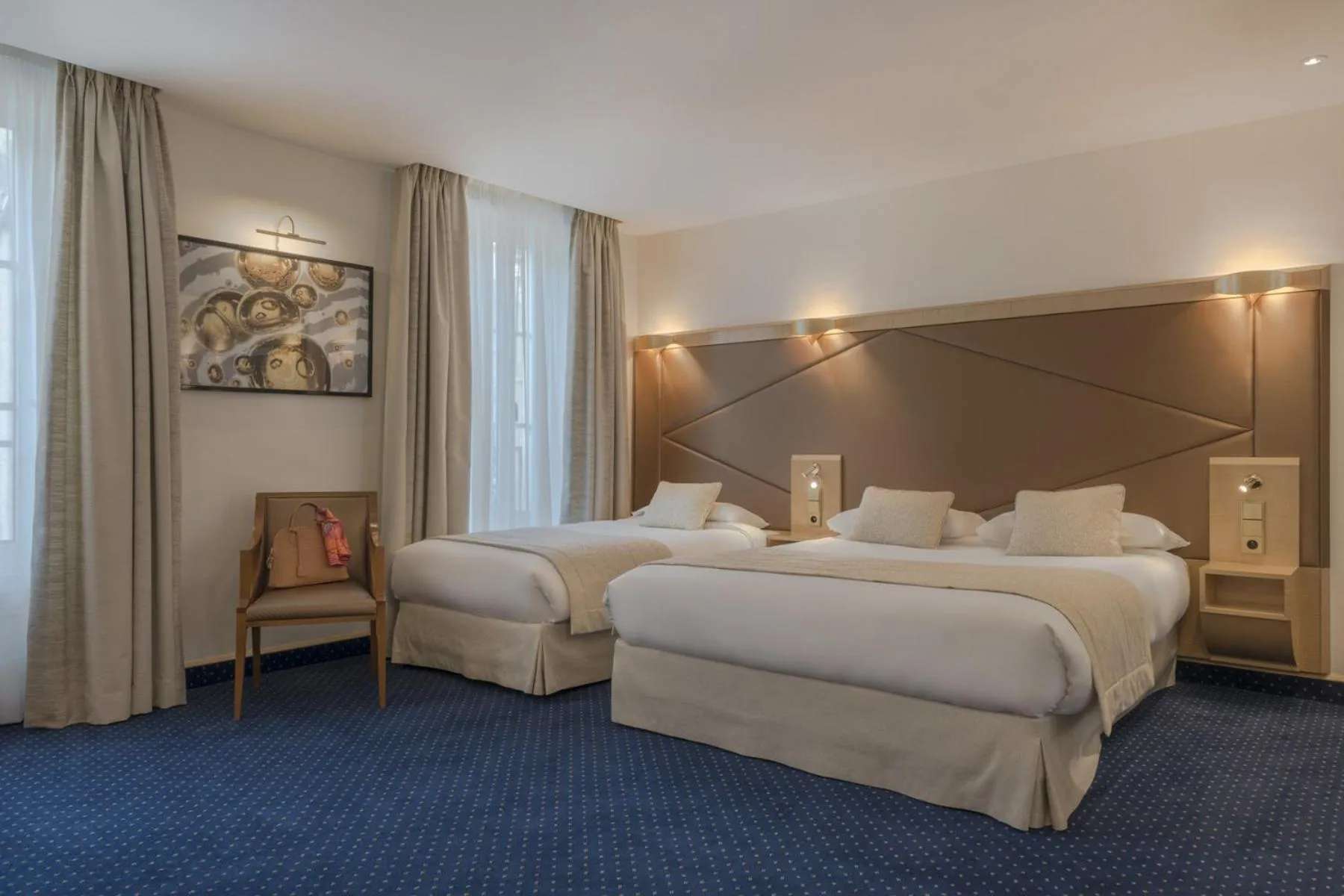 Bed in Atlantic Hotel