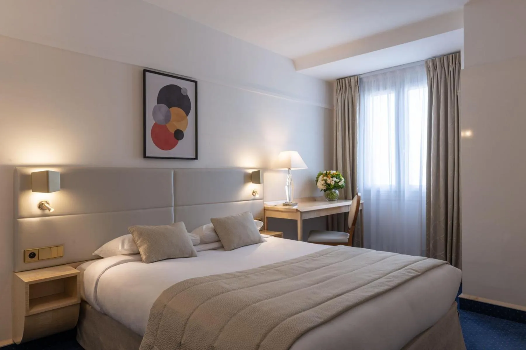 Bed in Atlantic Hotel