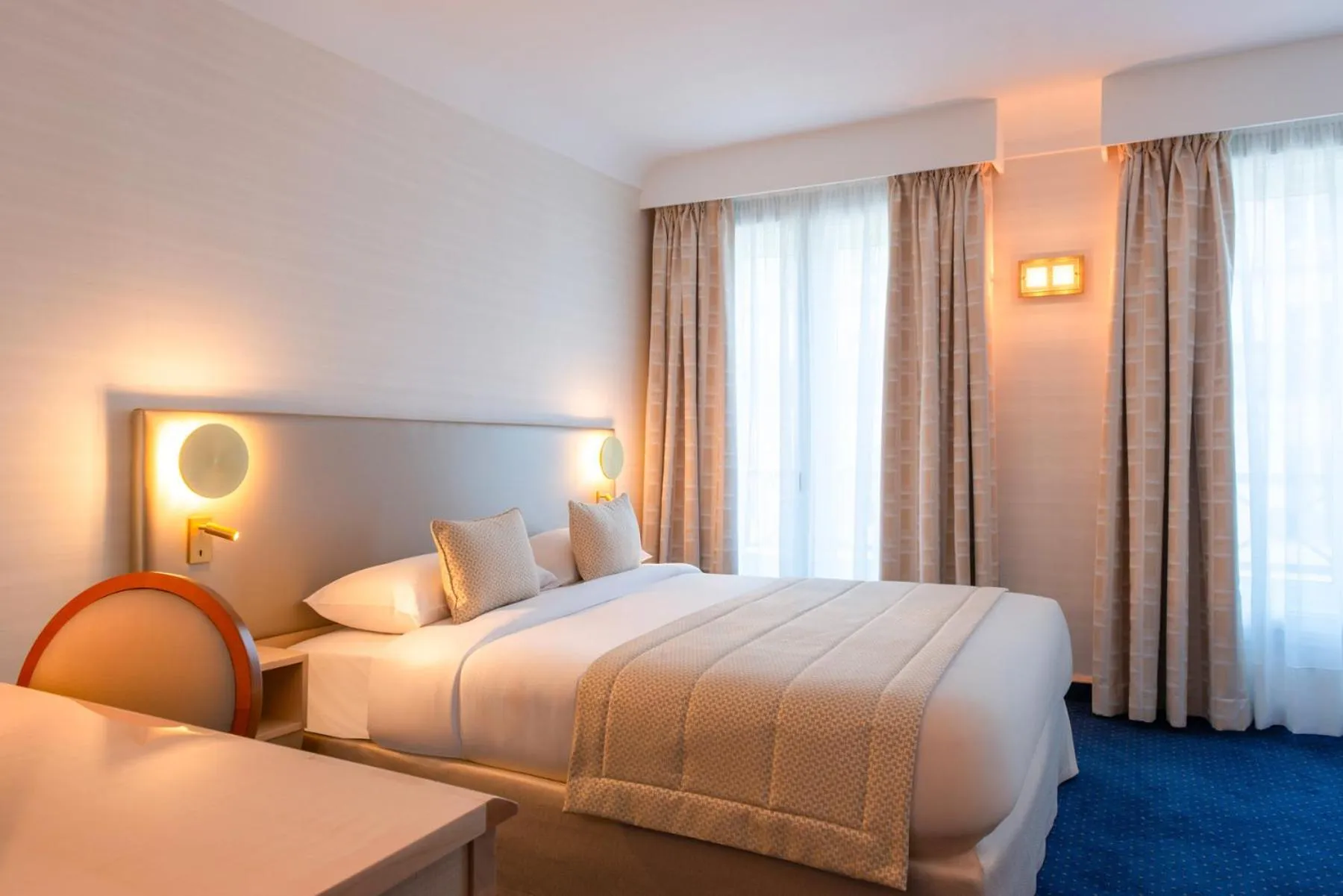 Bed in Atlantic Hotel