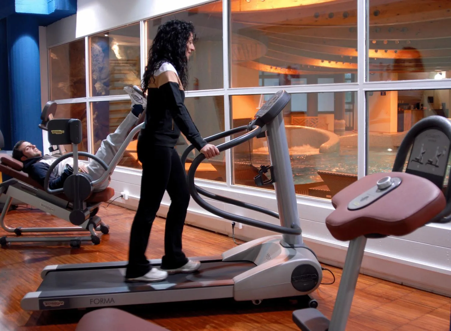 Fitness centre/facilities in Hotel Giubileo