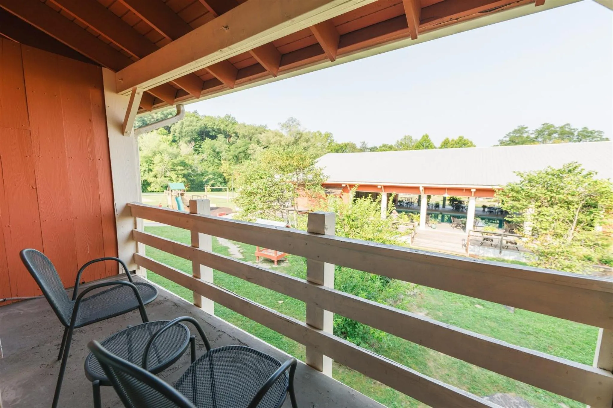 Patio in Brown County Inn
