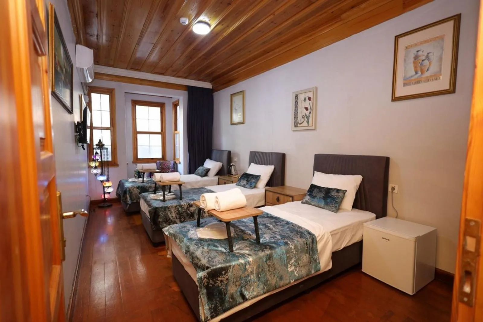 Bed in The Trip istanbul Hotel