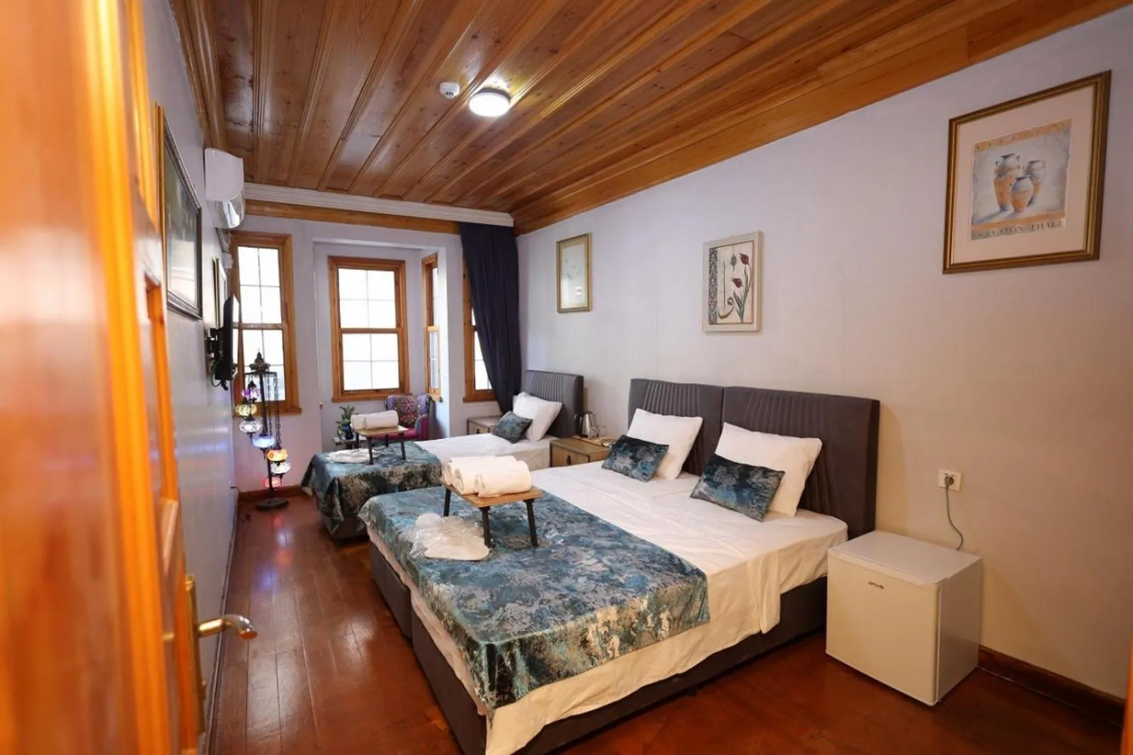 Bed in The Trip istanbul Hotel