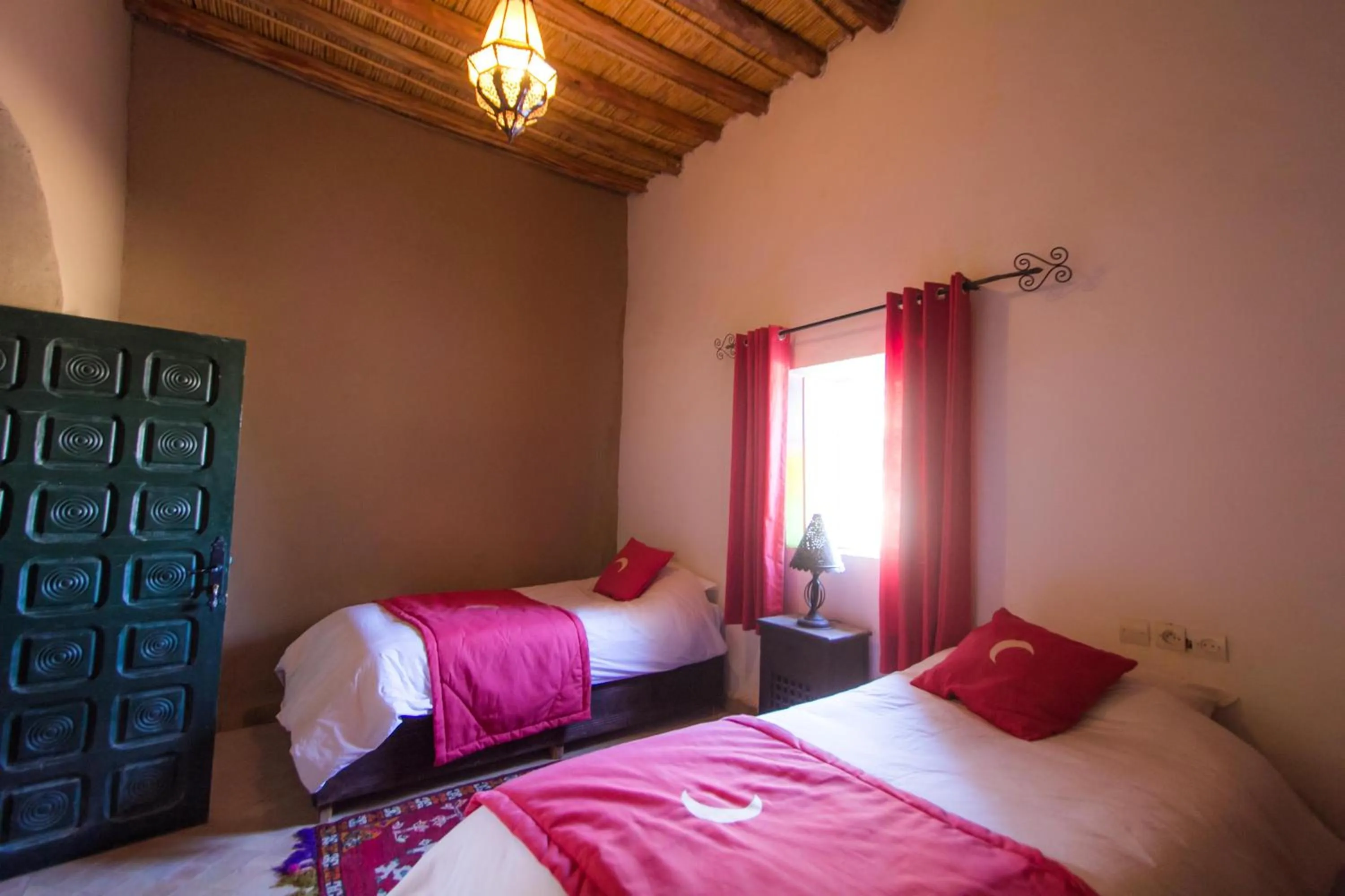 Bed in Riad Kasbah Aiour