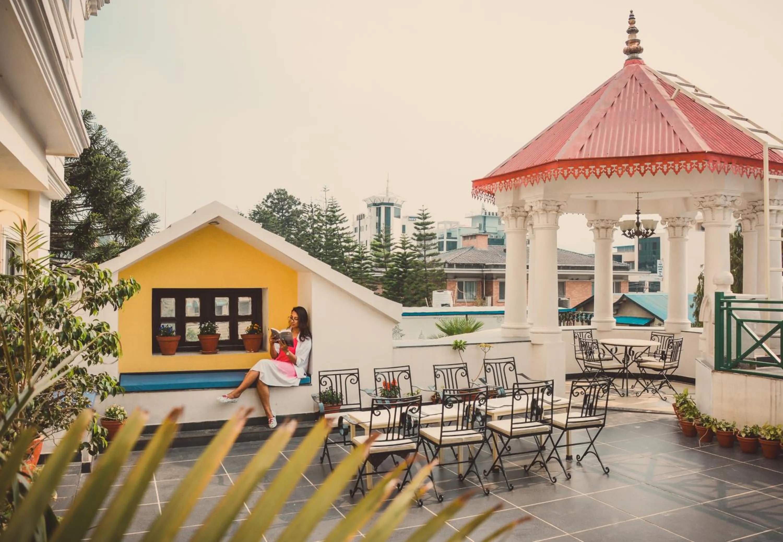 Balcony/Terrace in Maya Manor Boutique Hotel by KGH Group