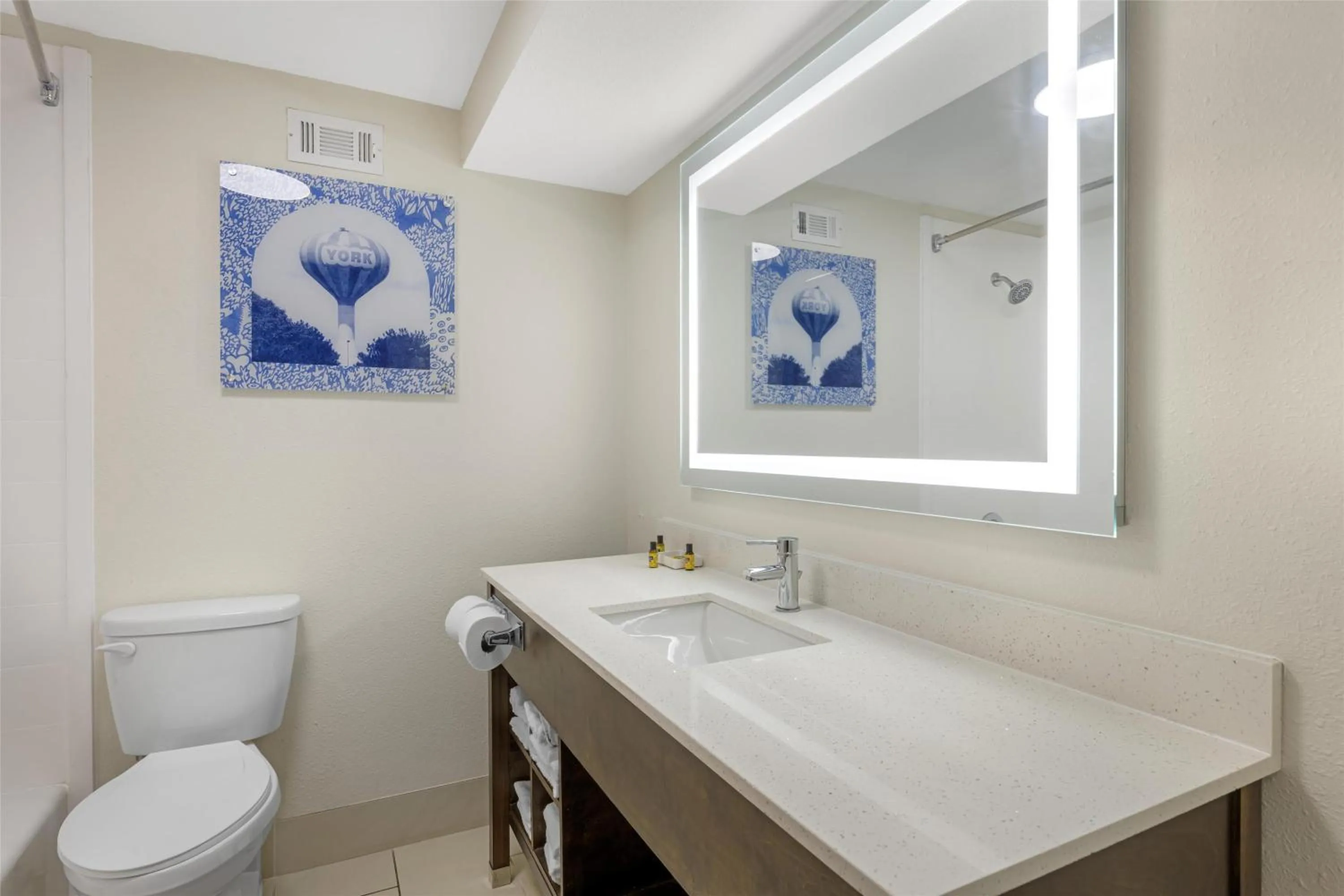 Bathroom in Best Western Plus York Hotel and Conference Center