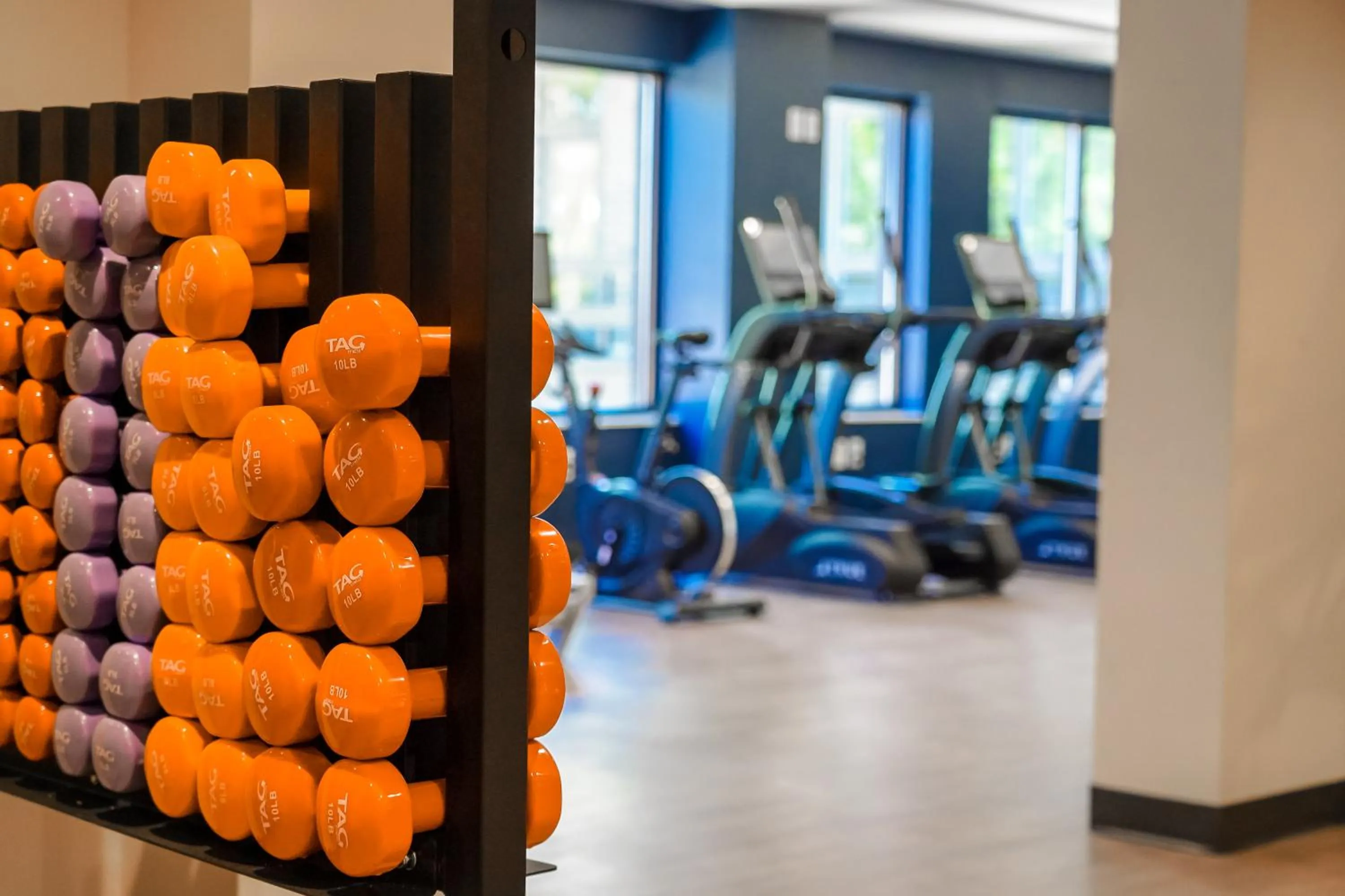 Fitness centre/facilities in Sawmill Creek by Cedar Point Resorts