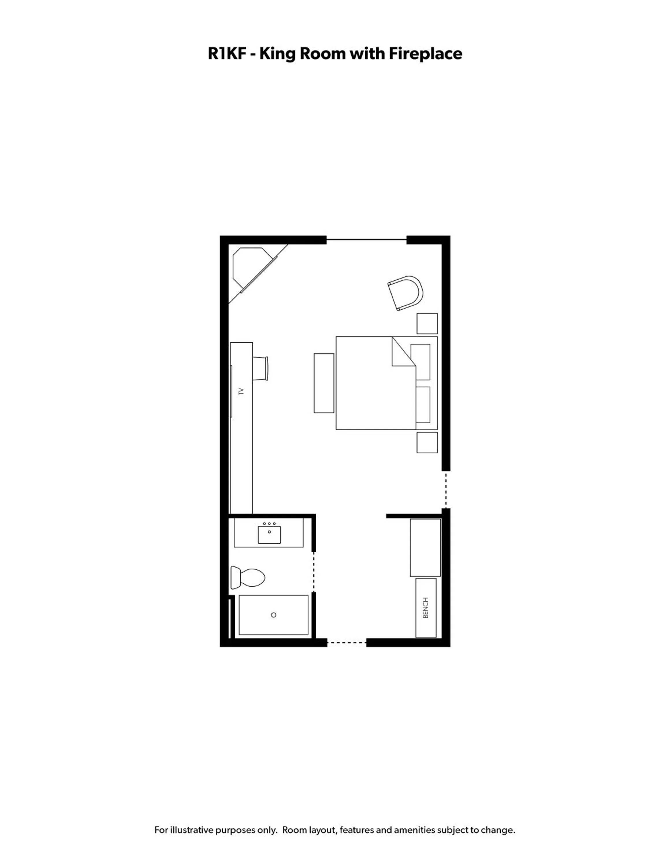 Floor plan in Sawmill Creek by Cedar Point Resorts