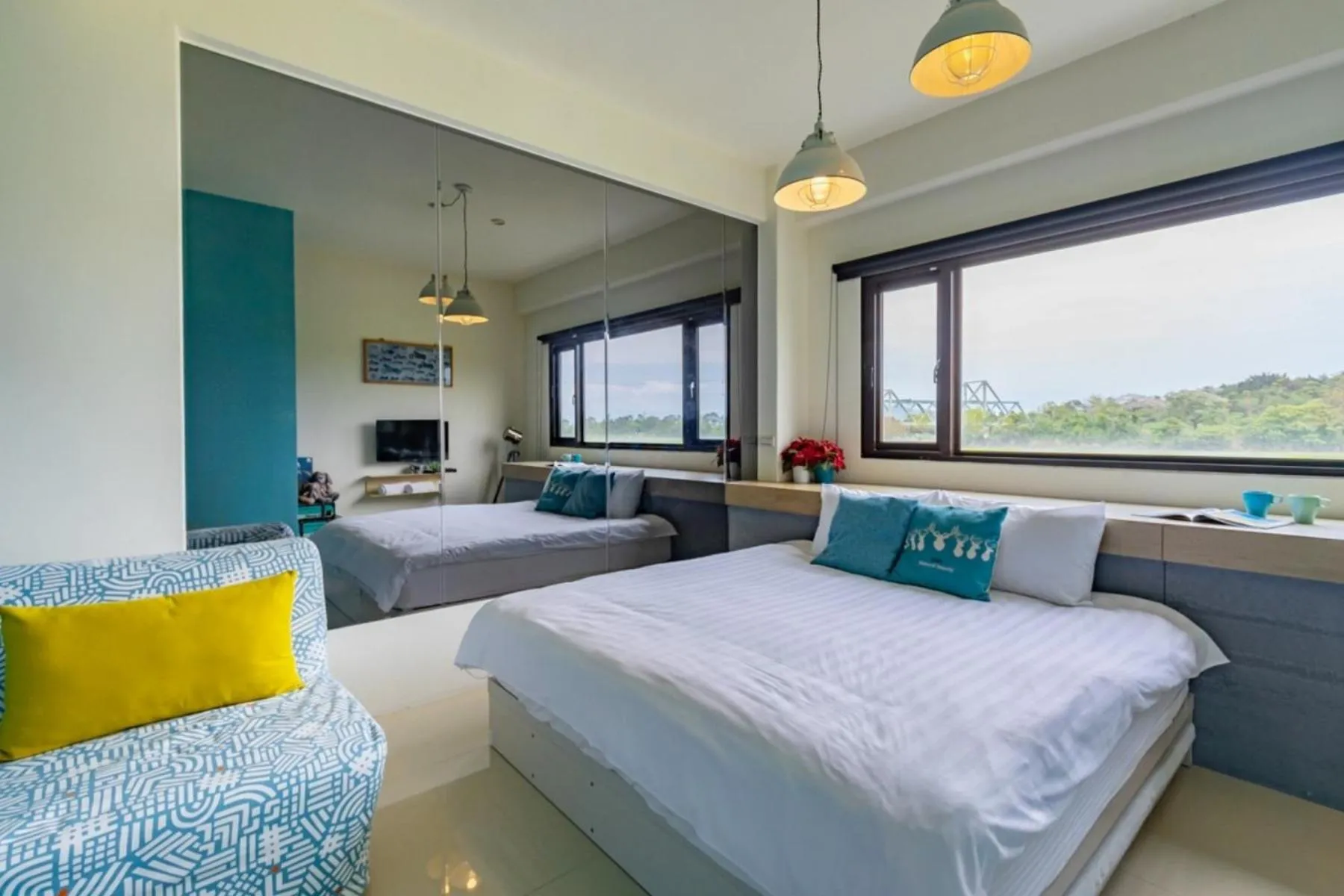 Bed in Hi Zebra Travel B&B