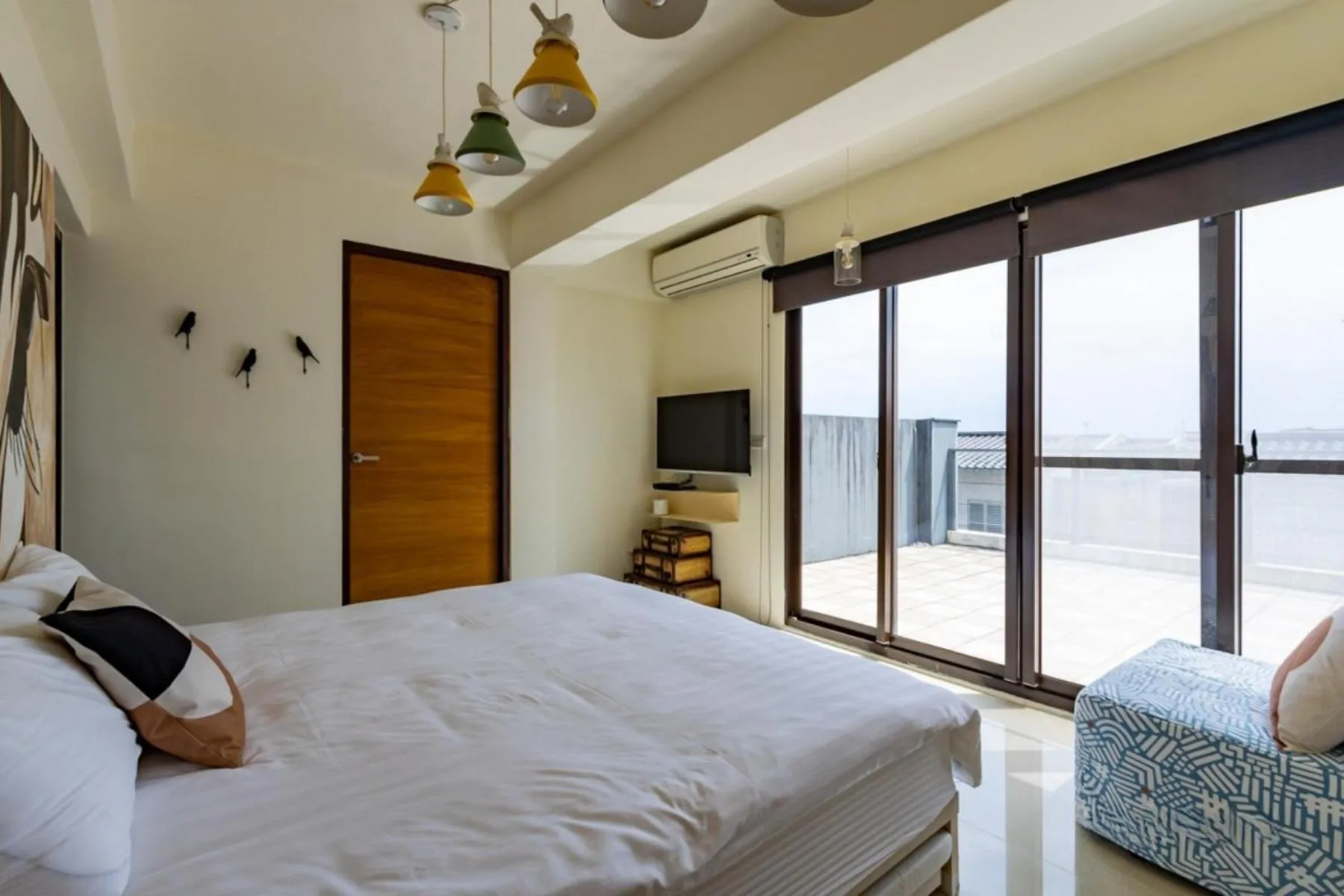 Bed in Hi Zebra Travel B&B