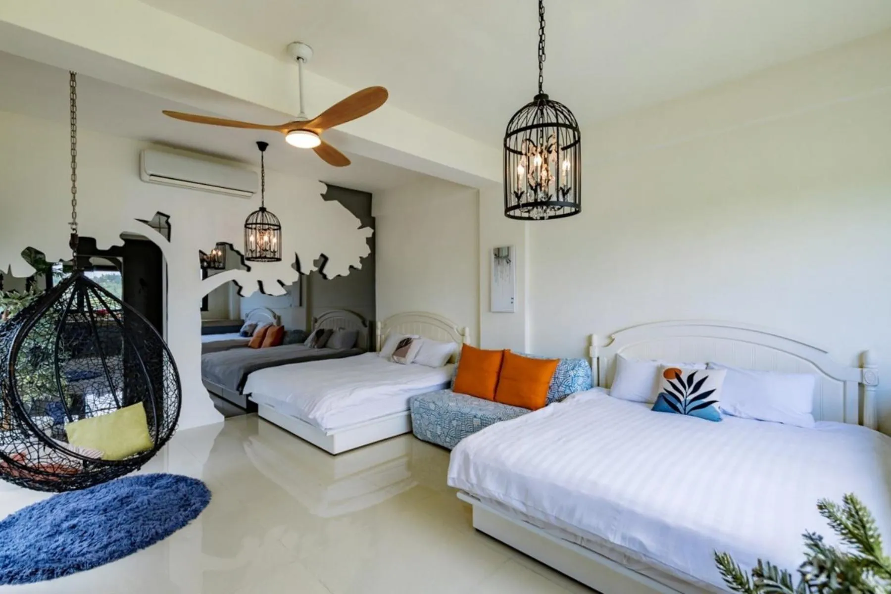 Bed in Hi Zebra Travel B&B