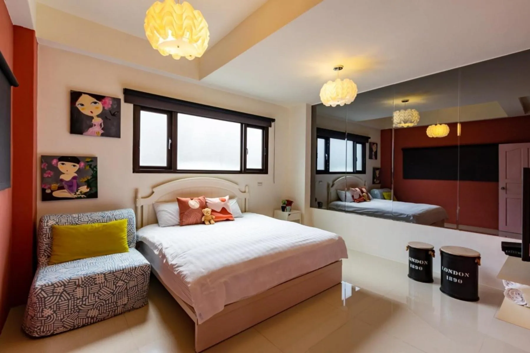 Bed in Hi Zebra Travel B&B