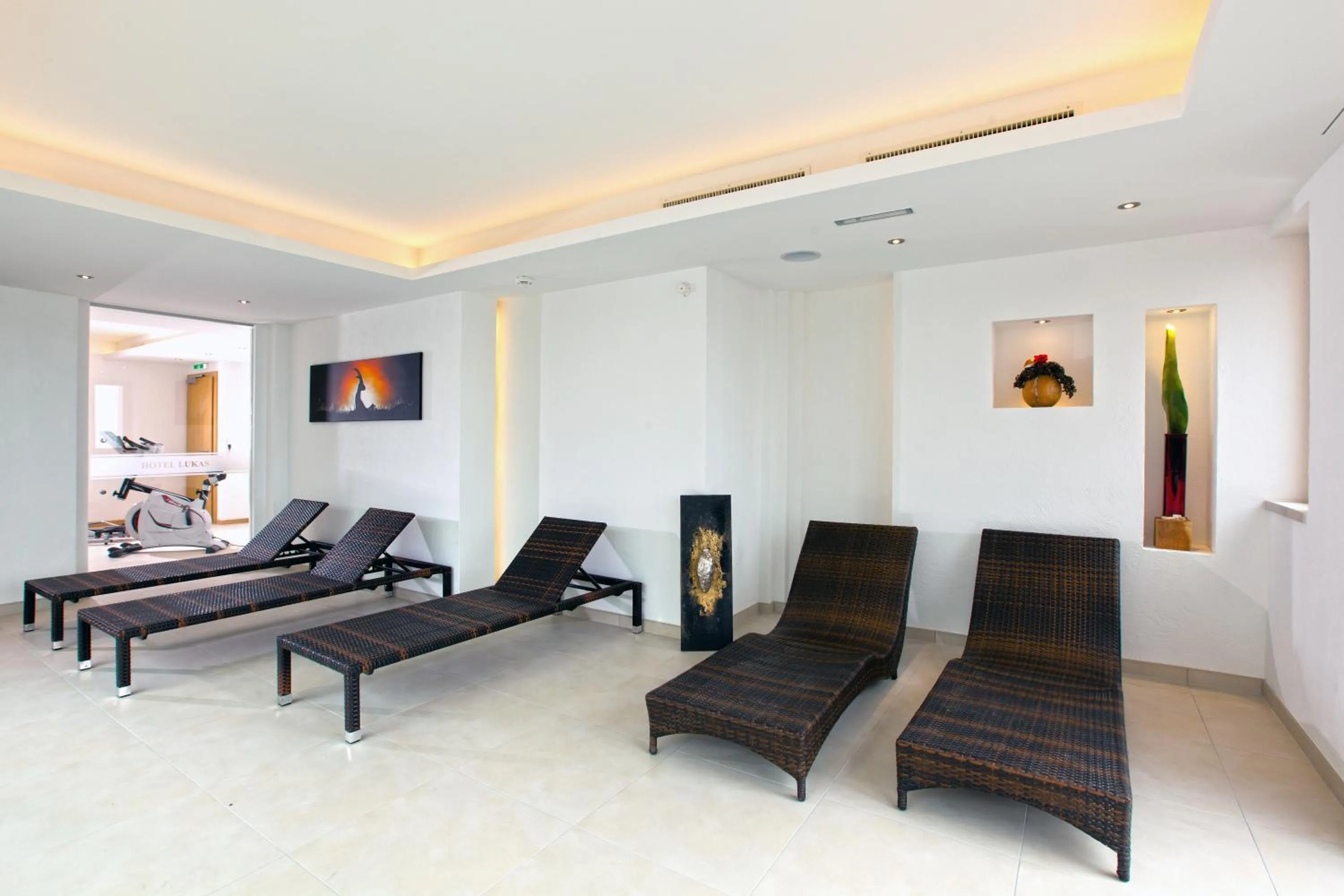 Spa and wellness centre/facilities in Hotel Lukas