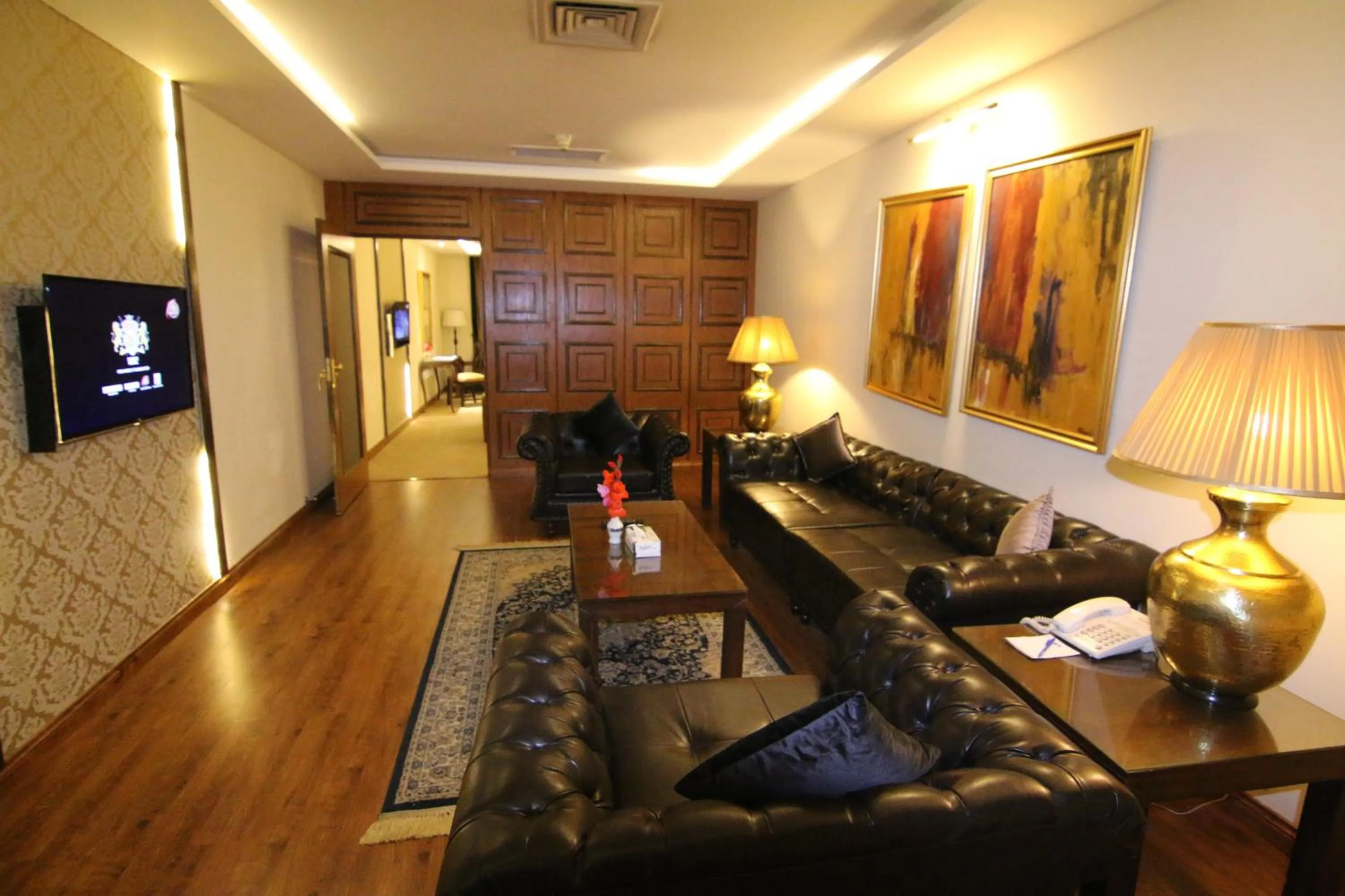 Living room in Islamabad Hotel