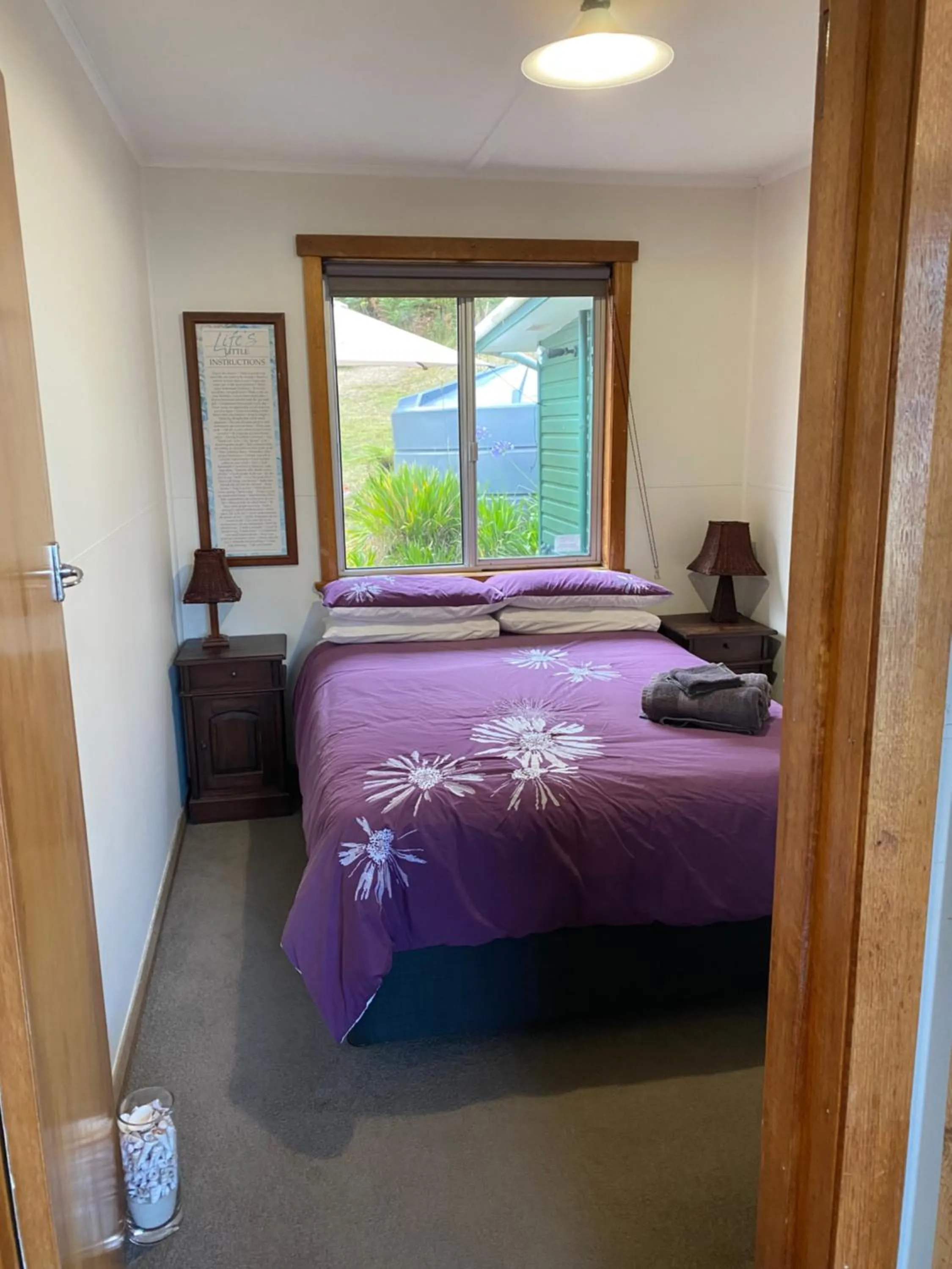 Bed in Summertime Cottage