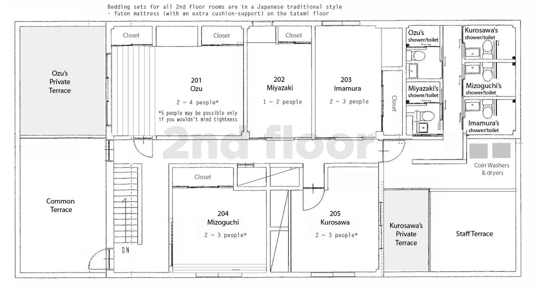 Floor plan in Uno Port Inn