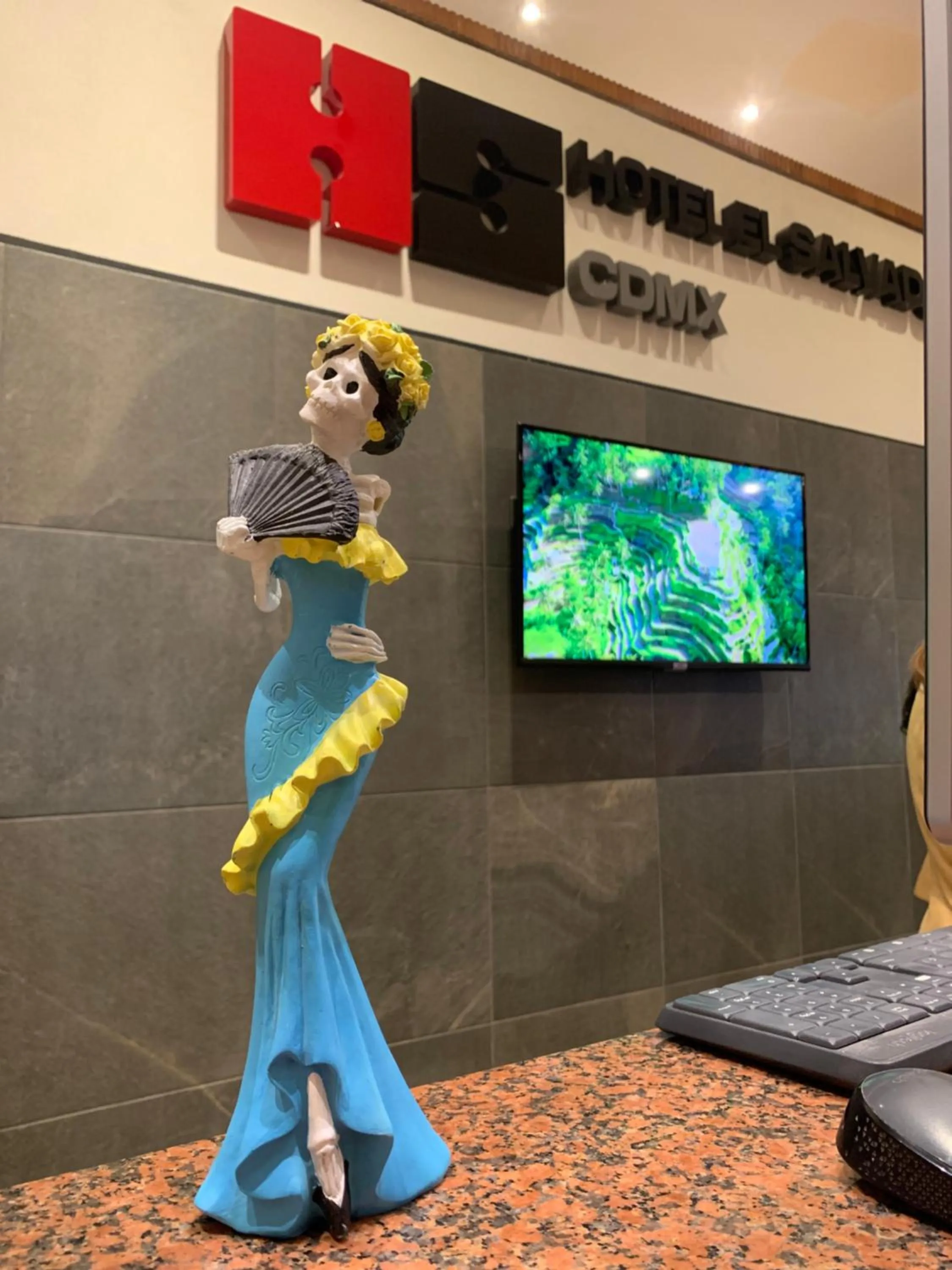 Lobby or reception in Hotel El Salvador