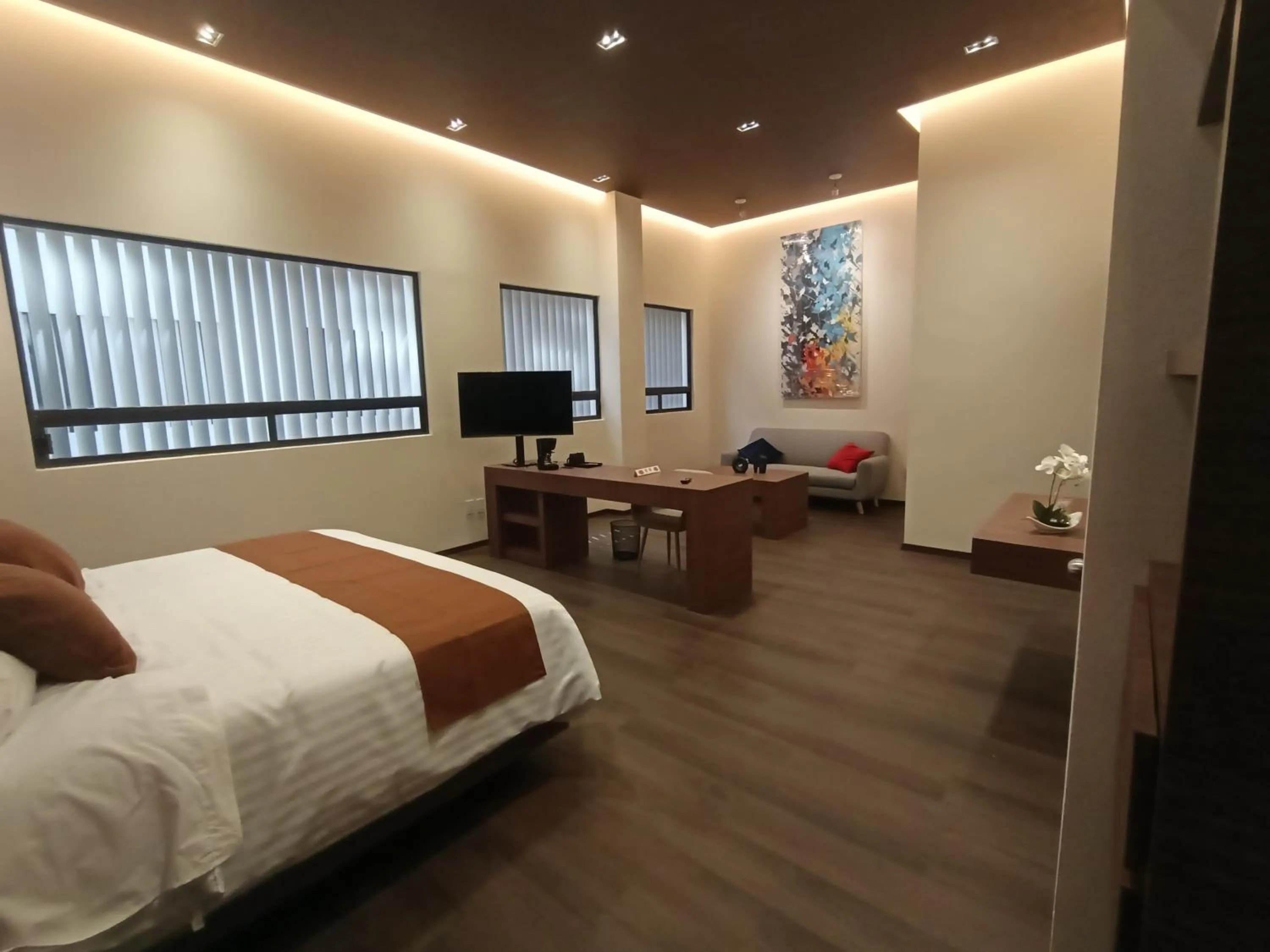 Bed in Hotel El Salvador