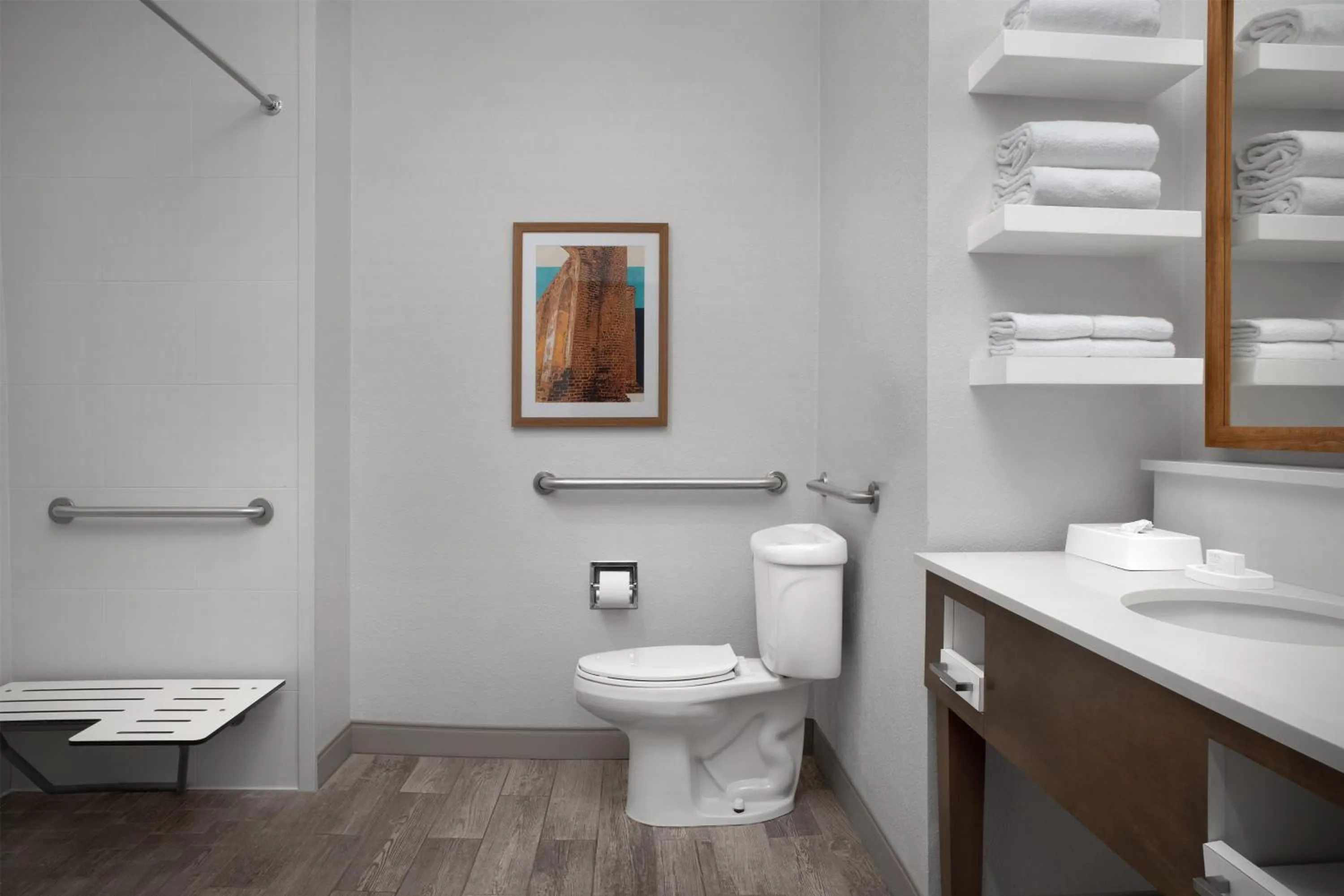 Bathroom in Hampton Inn Yemassee/Point South, Sc