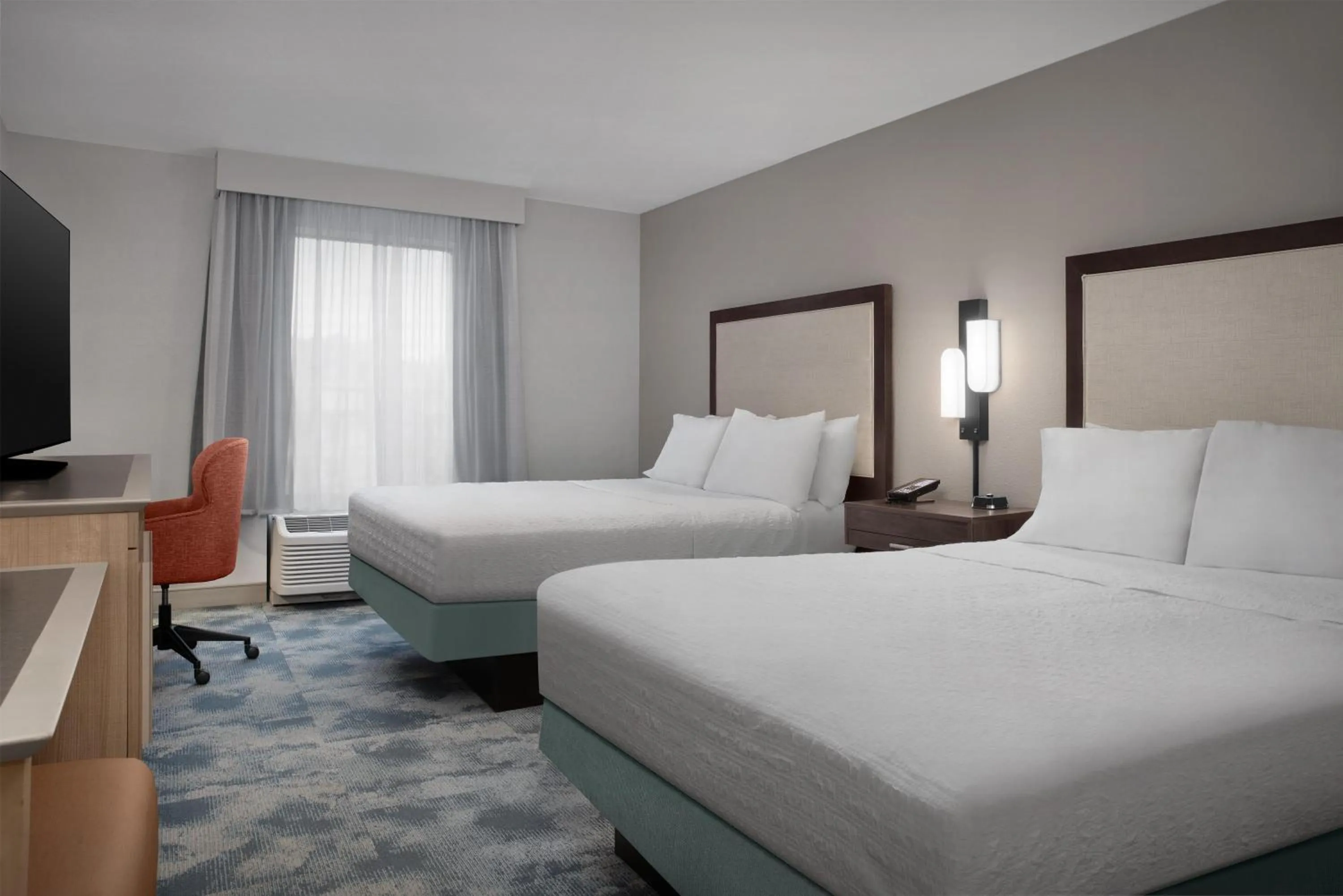 Bed in Hampton Inn Yemassee/Point South, Sc