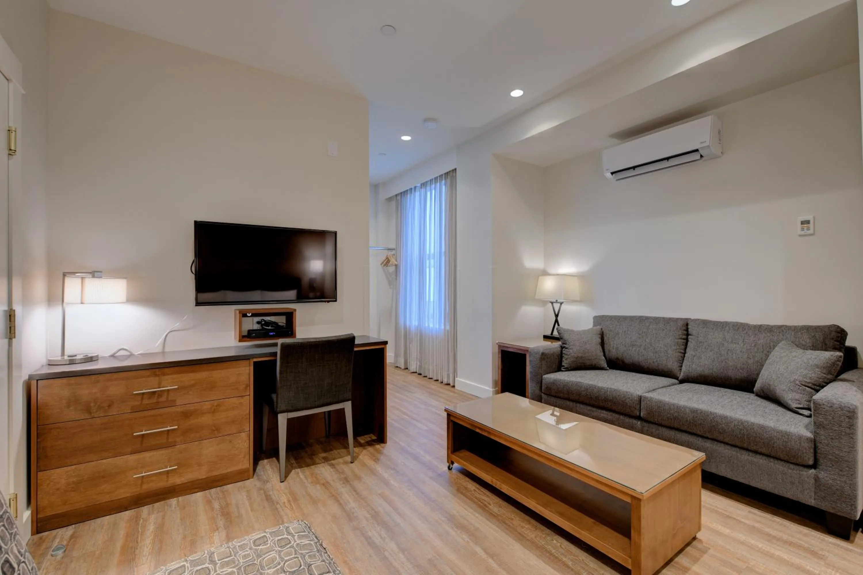 Seating area in Strathcona Hotel