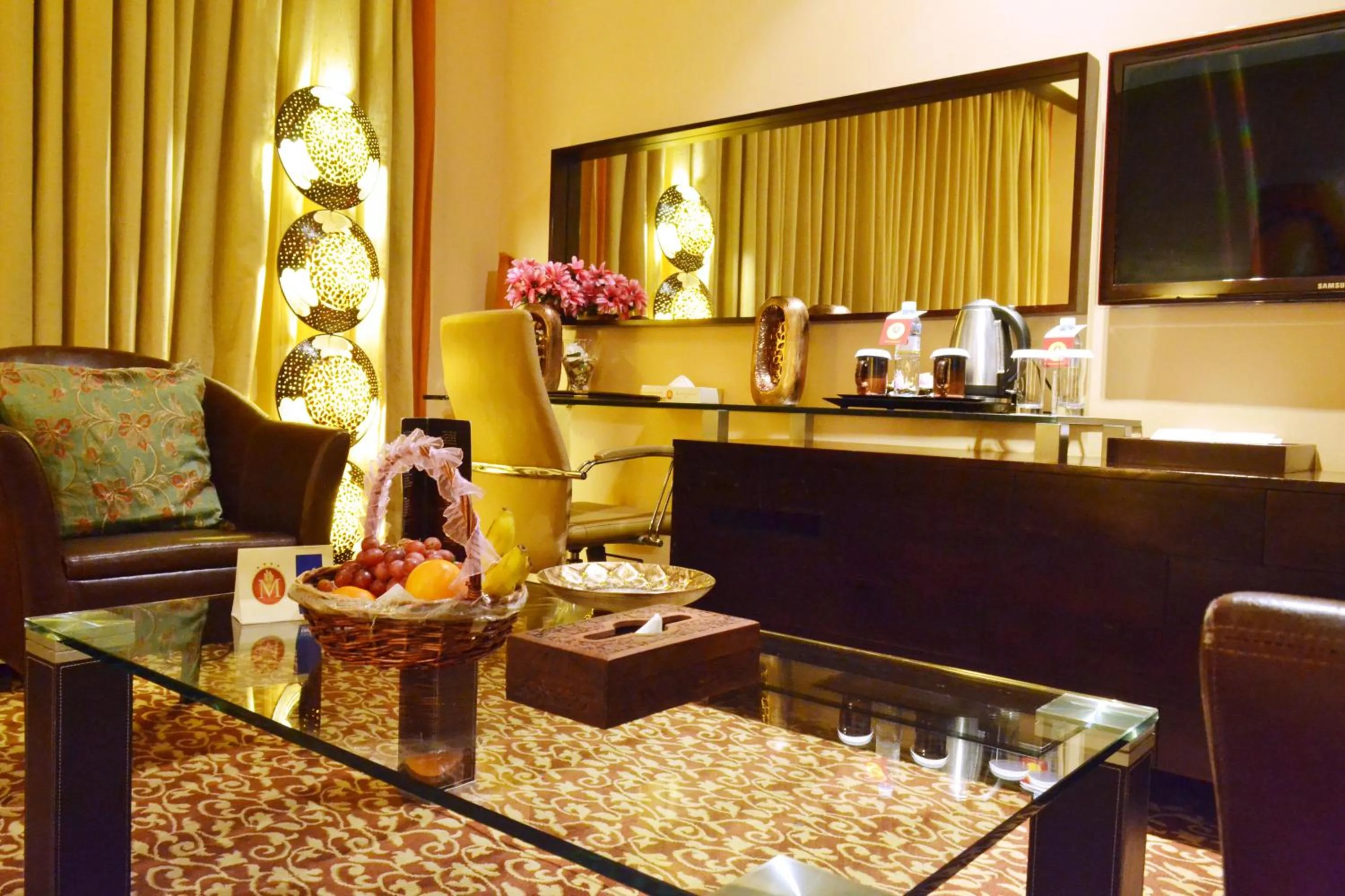 Living room in Dorus Hotel