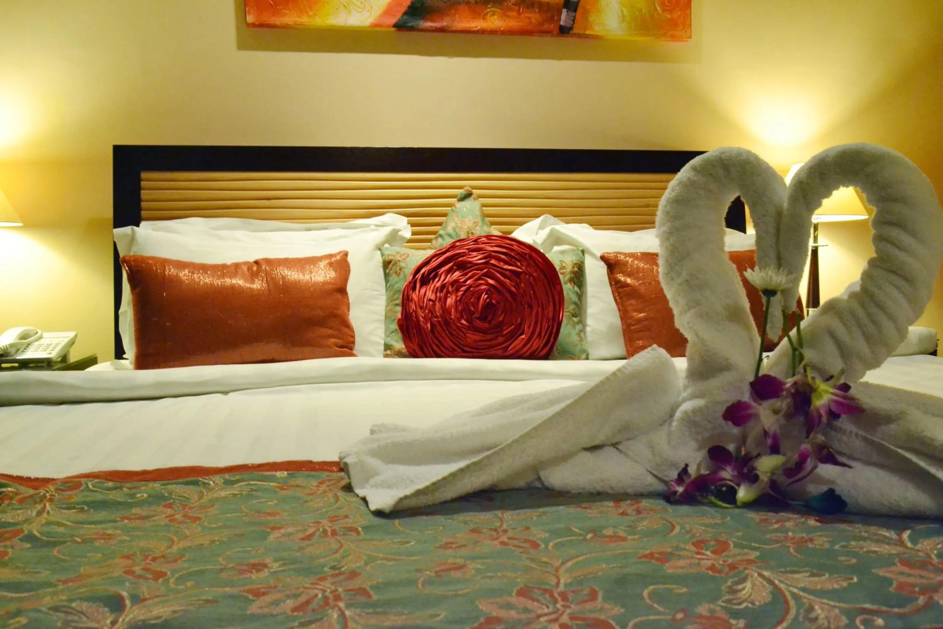 Living room, Bed in Dorus Hotel