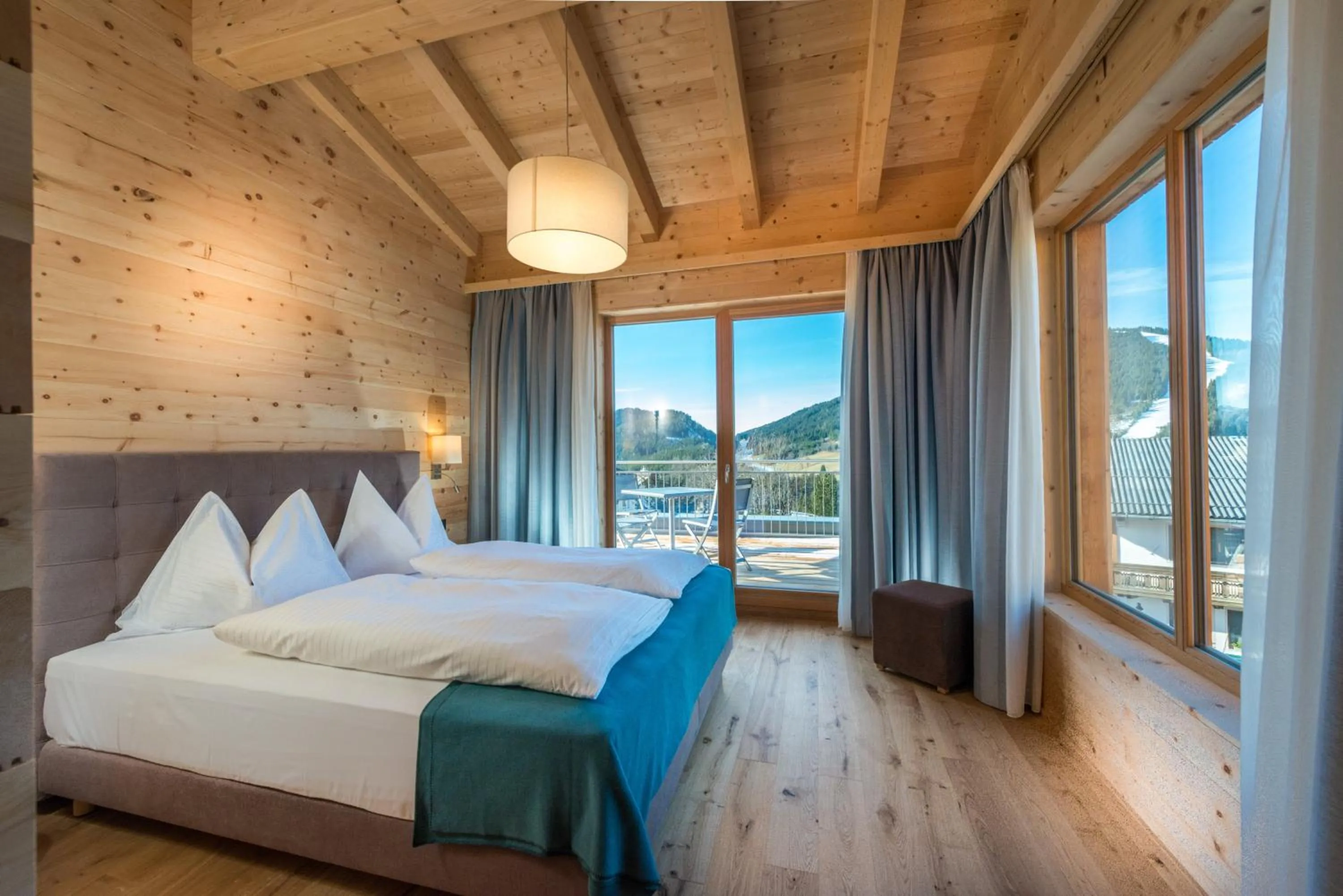 Bedroom, Bed in Rittis Alpin Chalets Dachstein