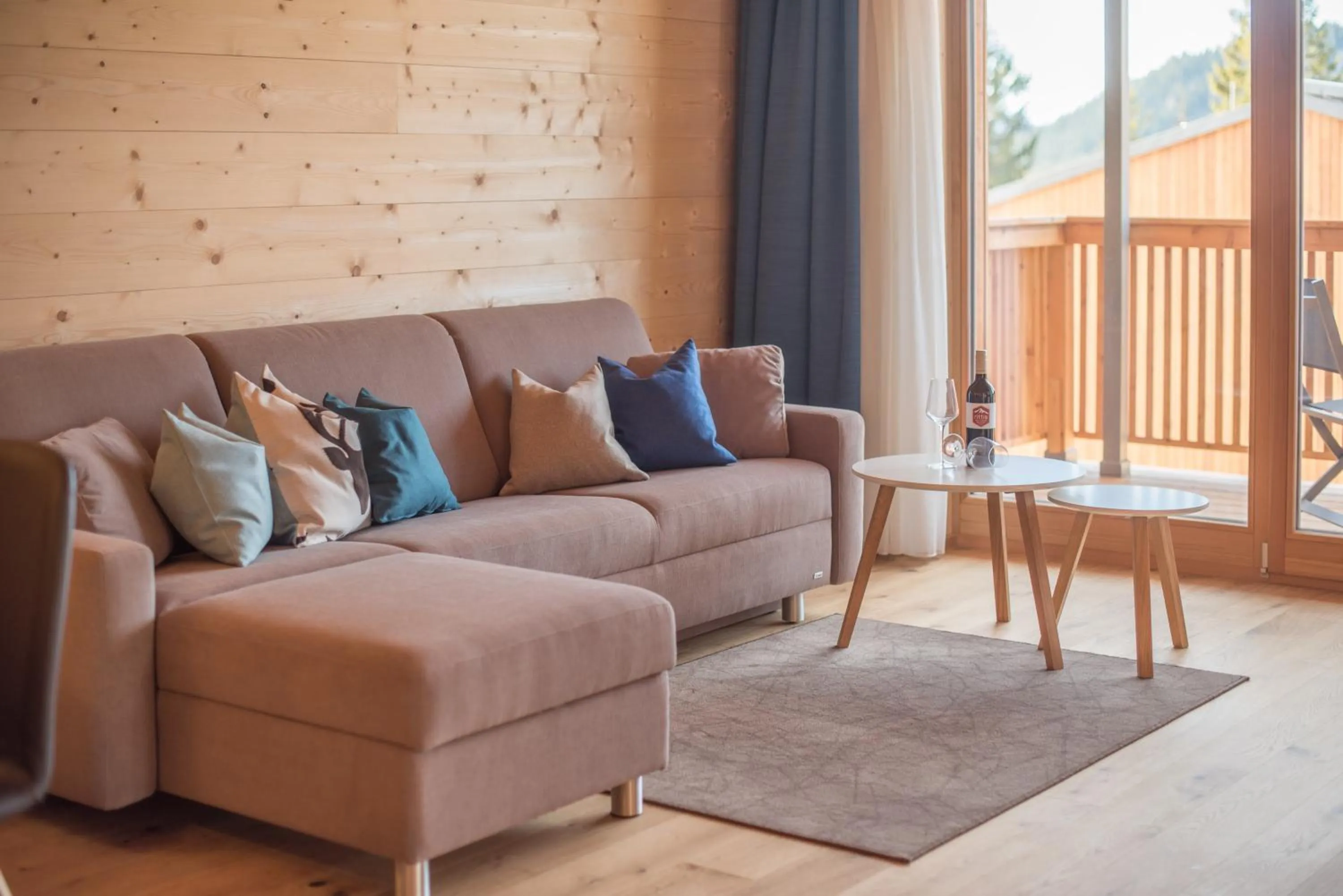 Living room in Rittis Alpin Chalets Dachstein