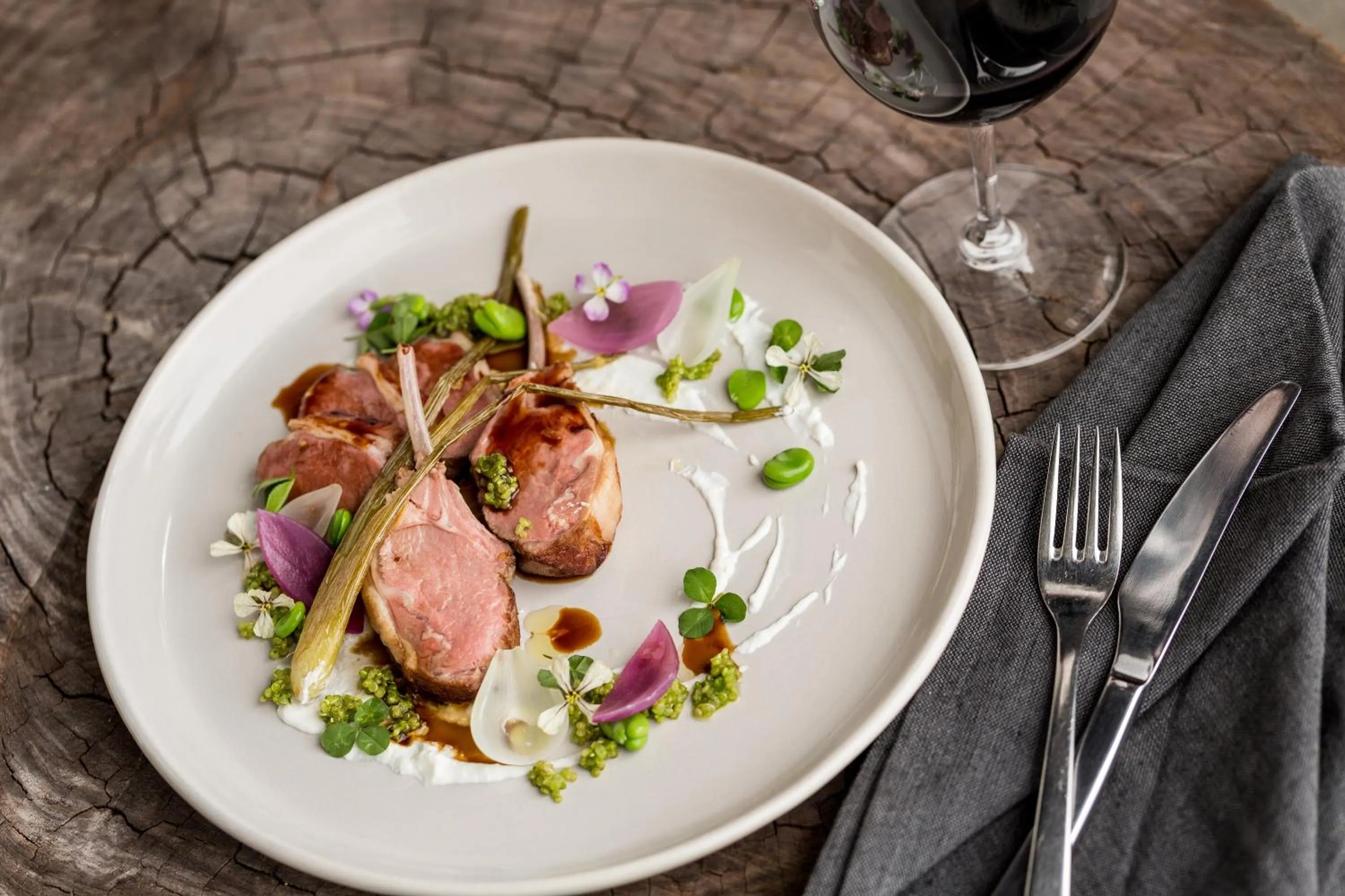 Food close-up in Spicers Peak Lodge