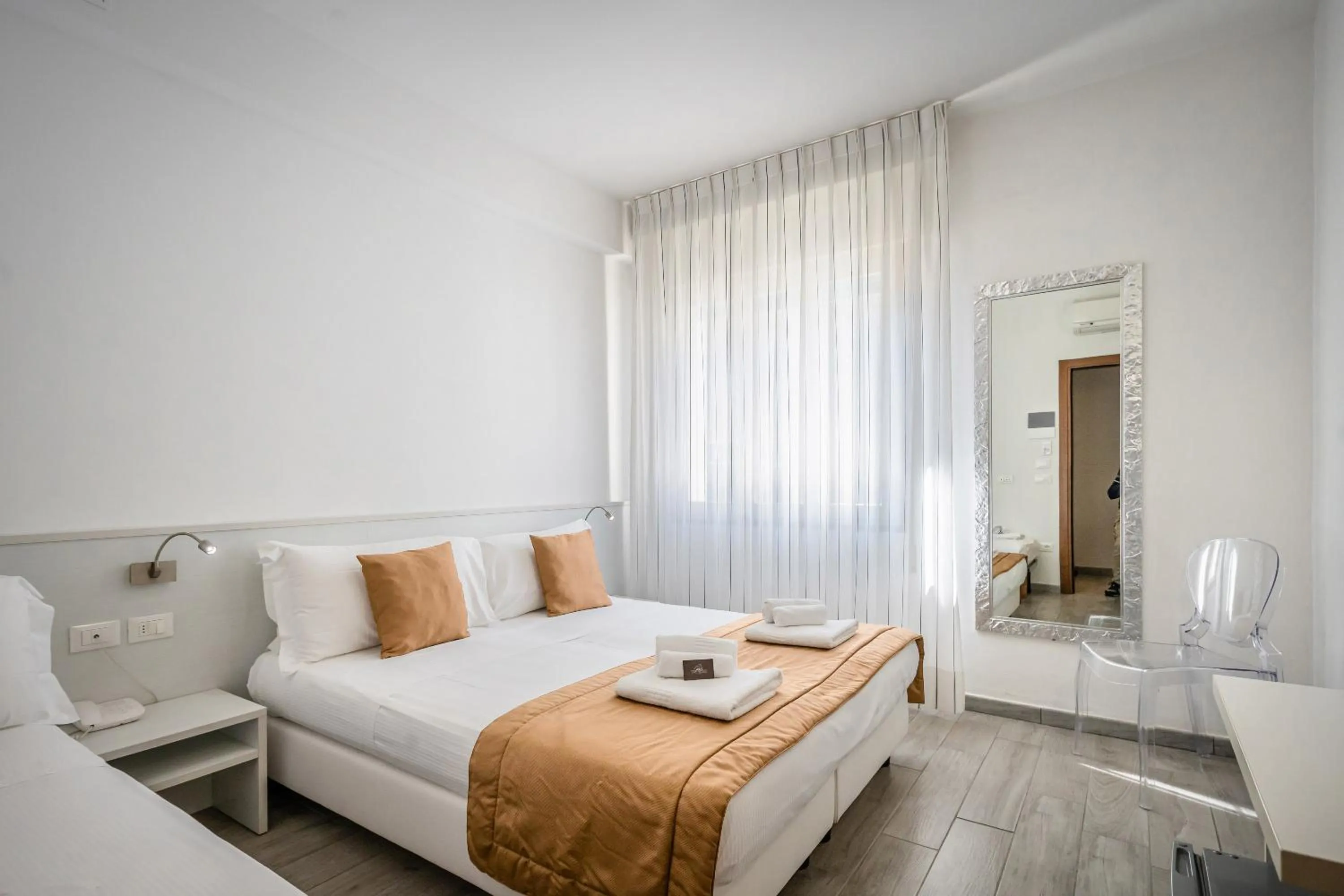 Bed in Hotel Tre Rose