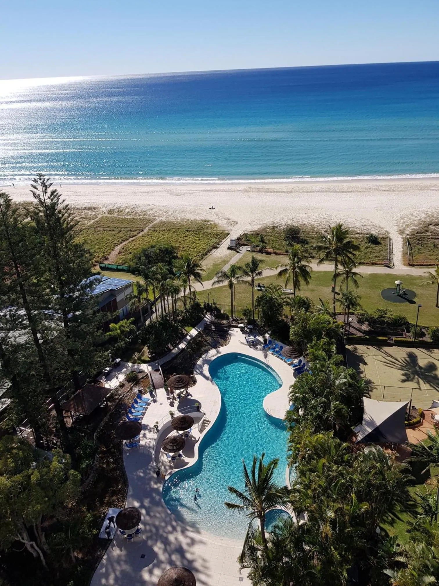 Natural landscape in Royal Palm Resort on the Beach