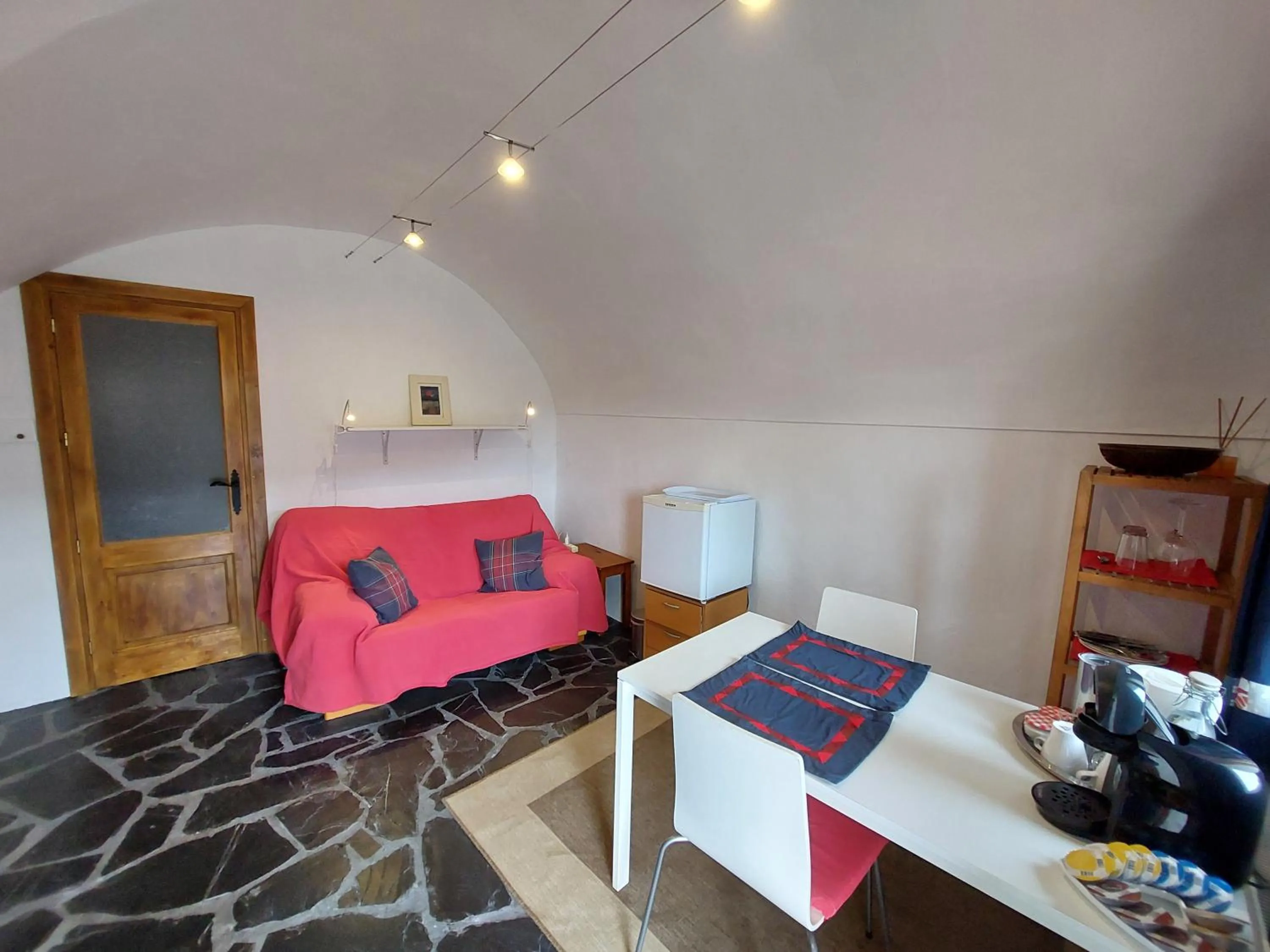 Seating area in Cala Clareta