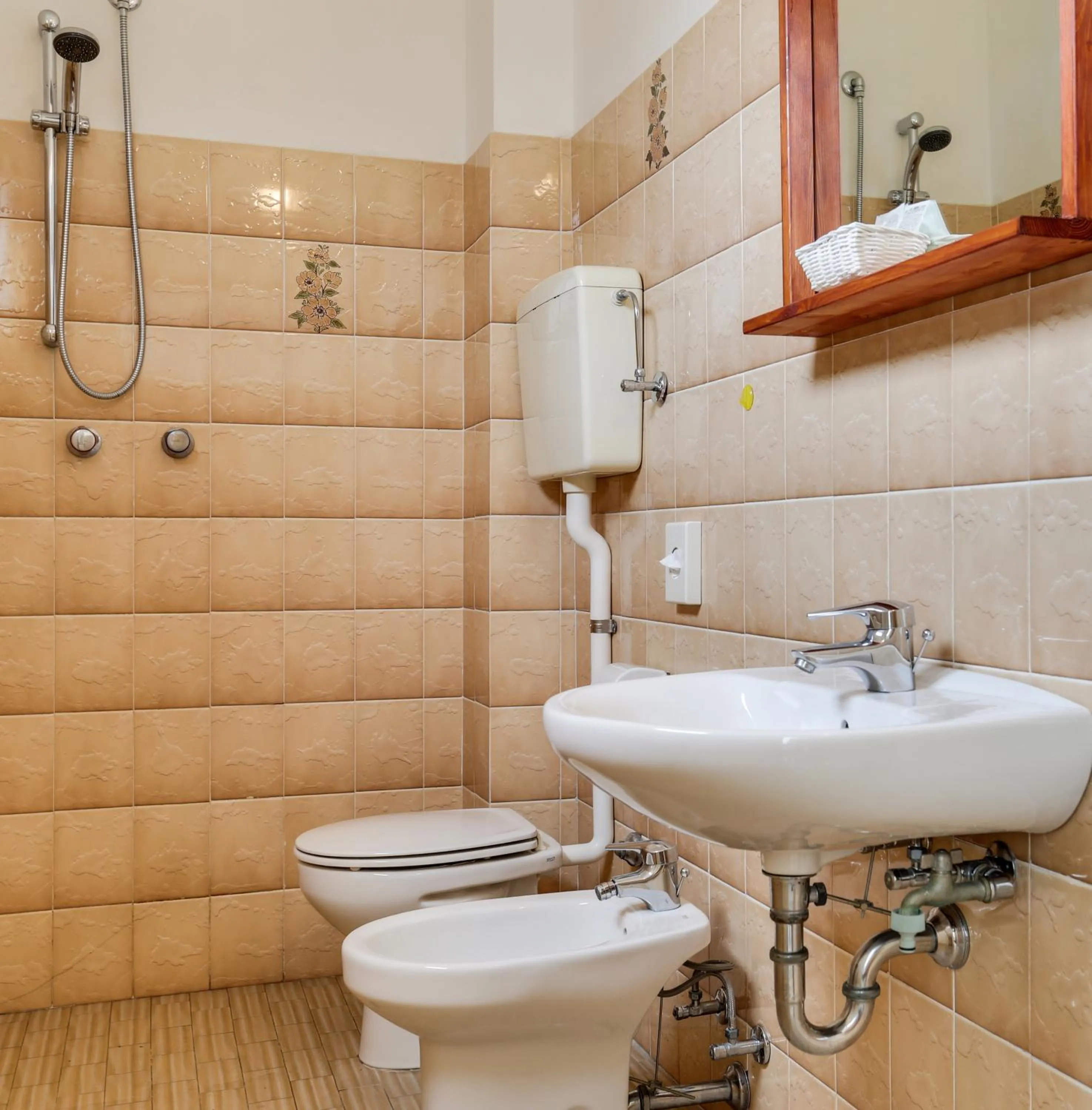 Shower in Hotel Smile