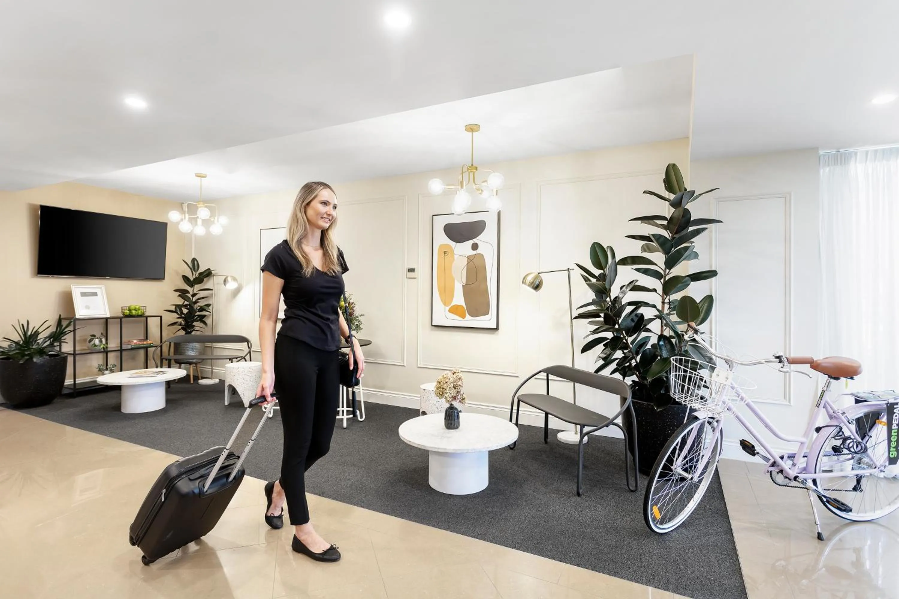 Lobby or reception in Quest Echuca