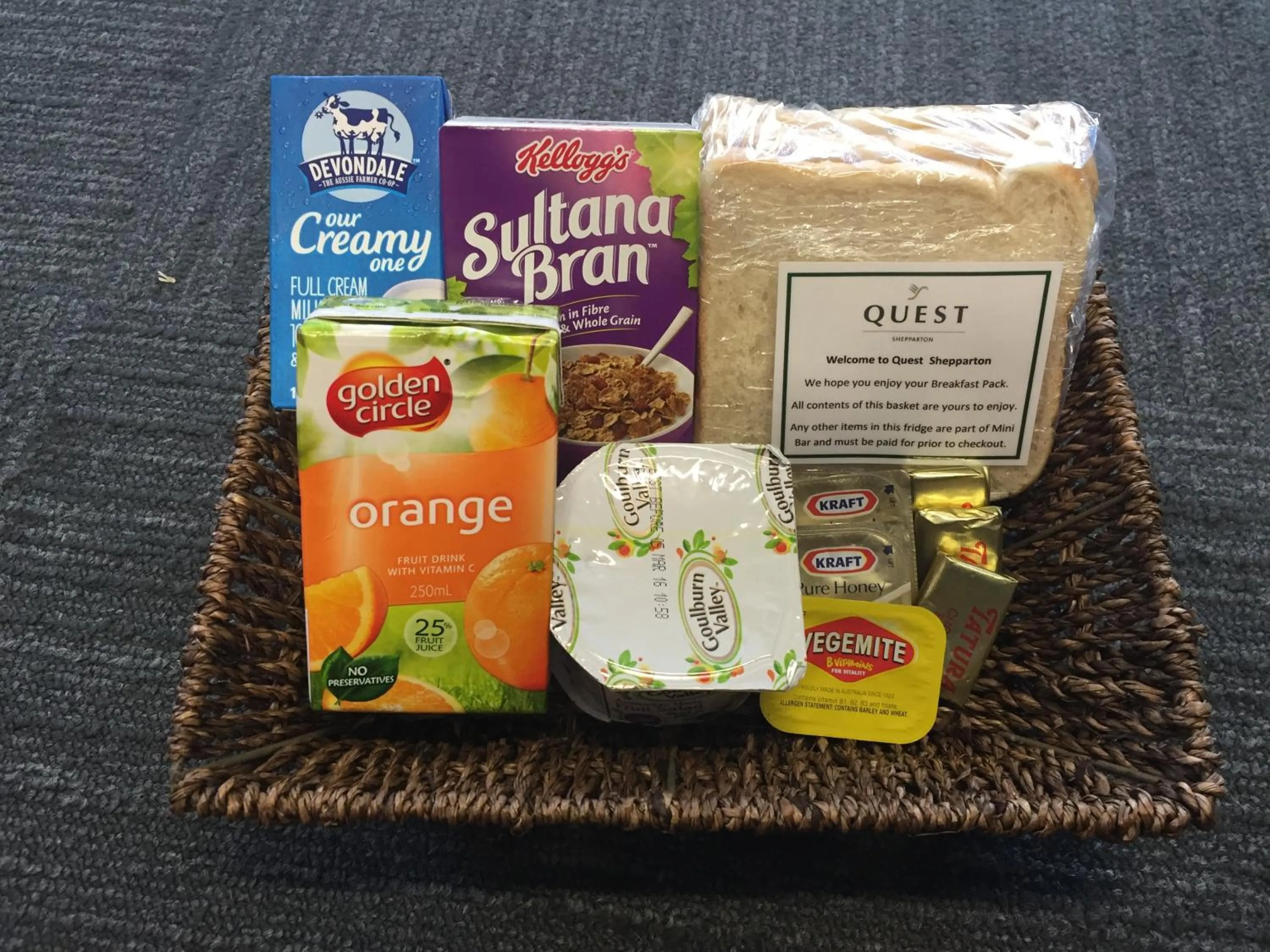 Breakfast in Quest Shepparton