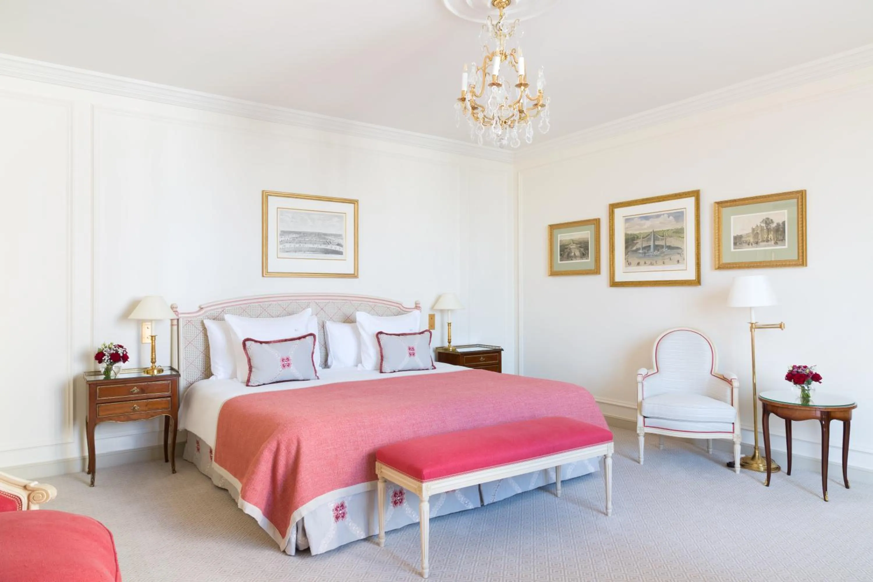 Bedroom, Bed in Le Bristol Paris, Oetker Hotels