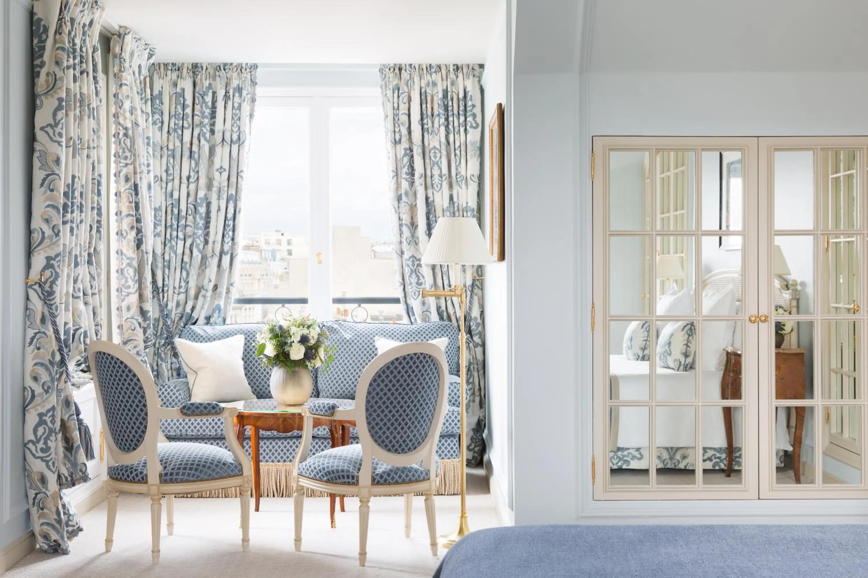 Bedroom in Le Bristol Paris, Oetker Hotels