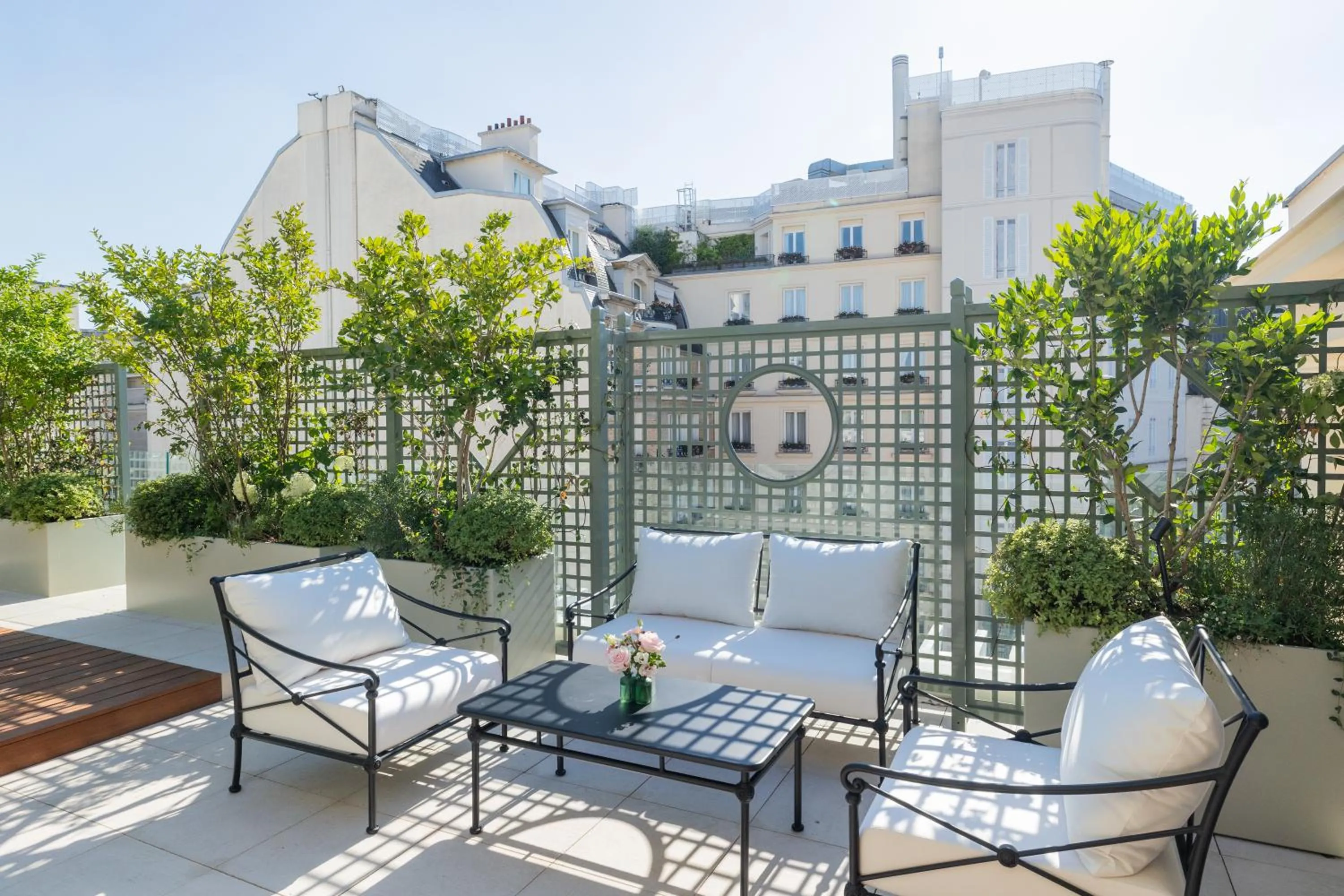 Patio in Le Bristol Paris, Oetker Hotels