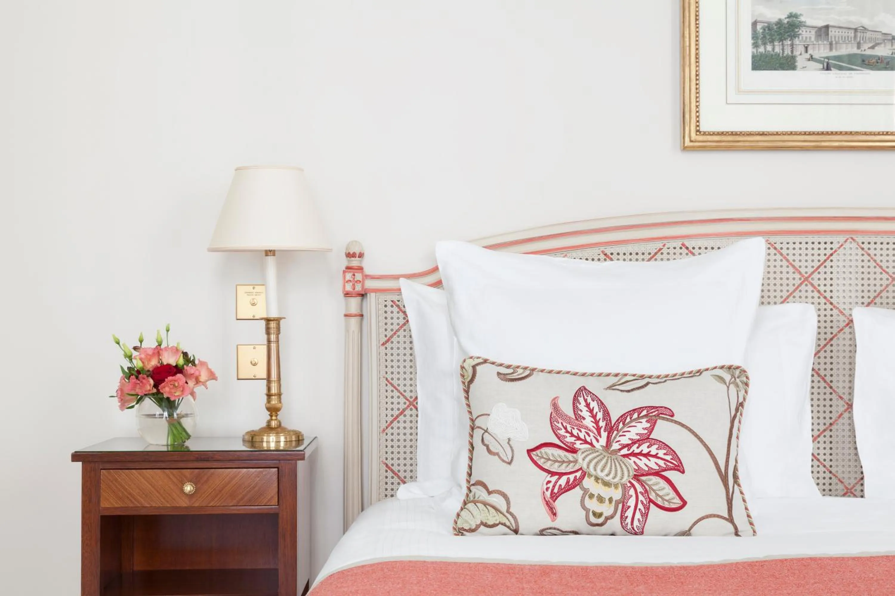 Bedroom, Bed in Le Bristol Paris, Oetker Hotels