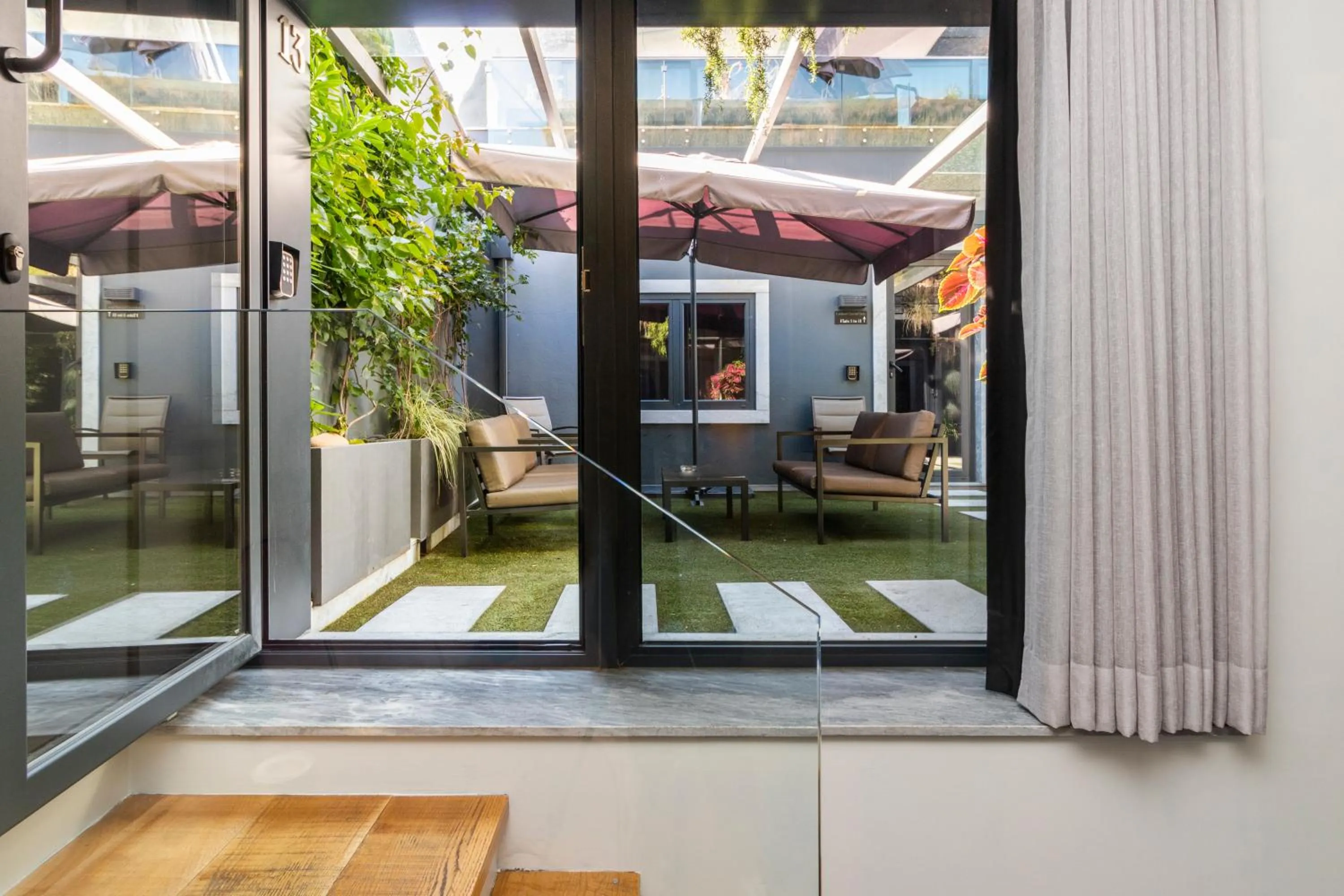 Inner courtyard view in Charm Flats