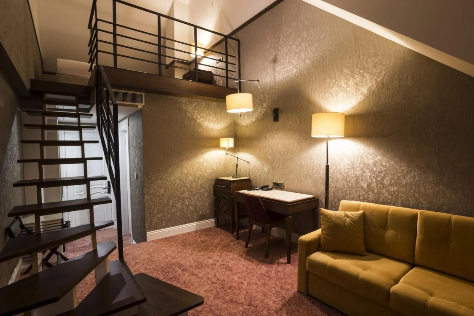 Living room in Mell Hotel