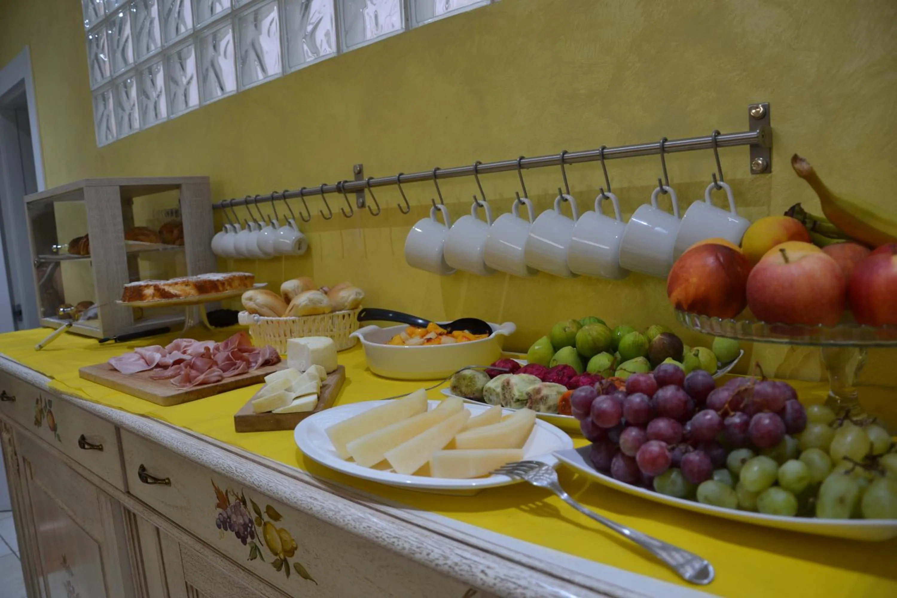 Buffet breakfast in Palazzo Greco B&B