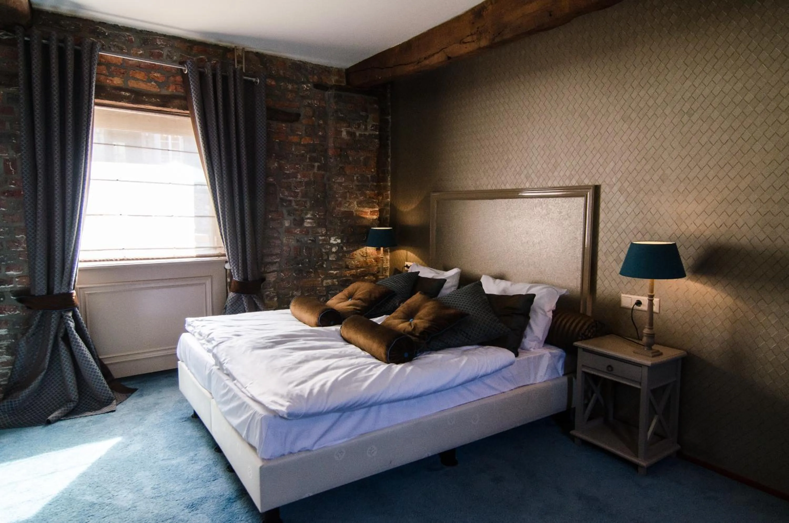 Bedroom, Bed in Hotel Schinvelder Hoeve