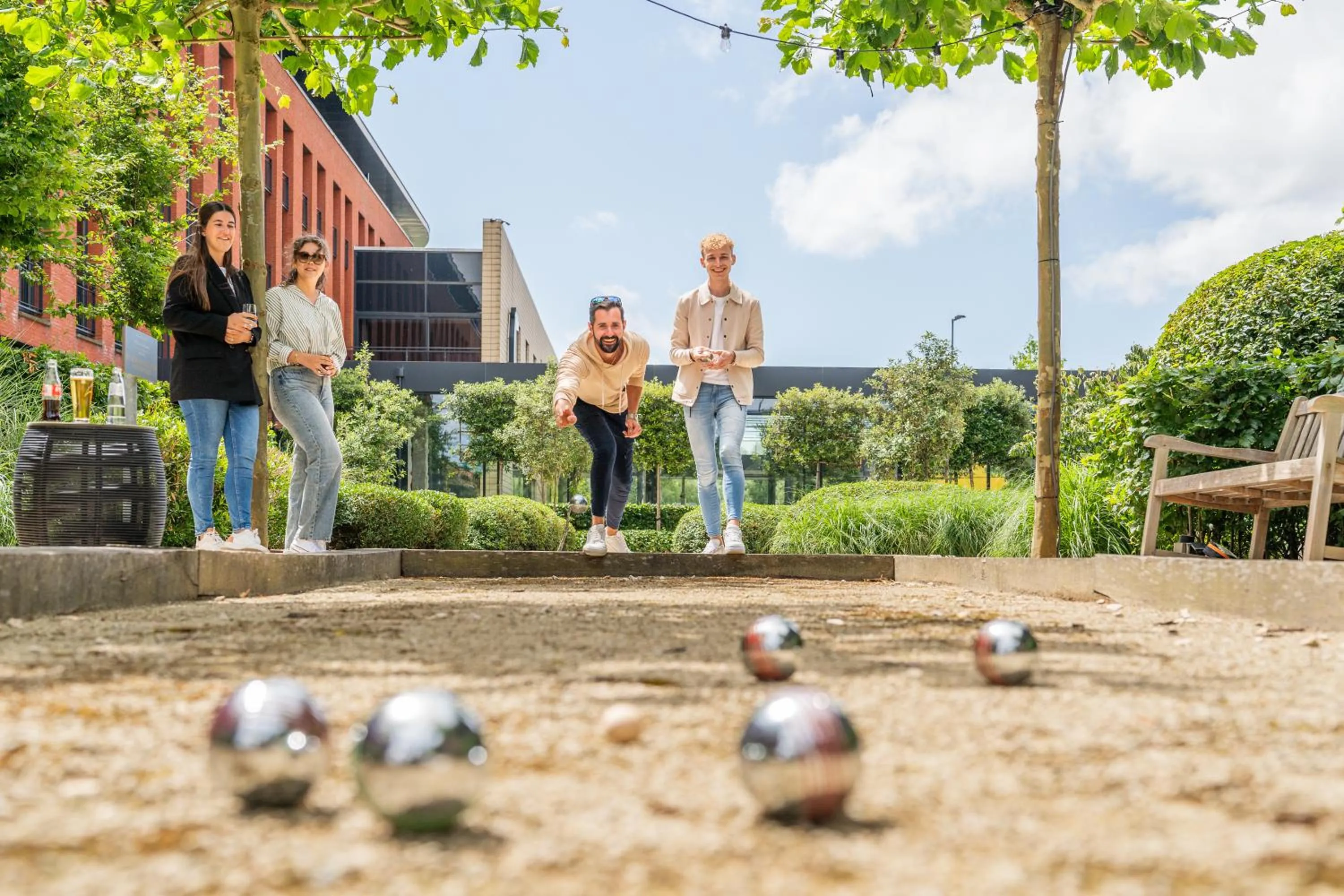Garden in Van der Valk Hotel Middelburg