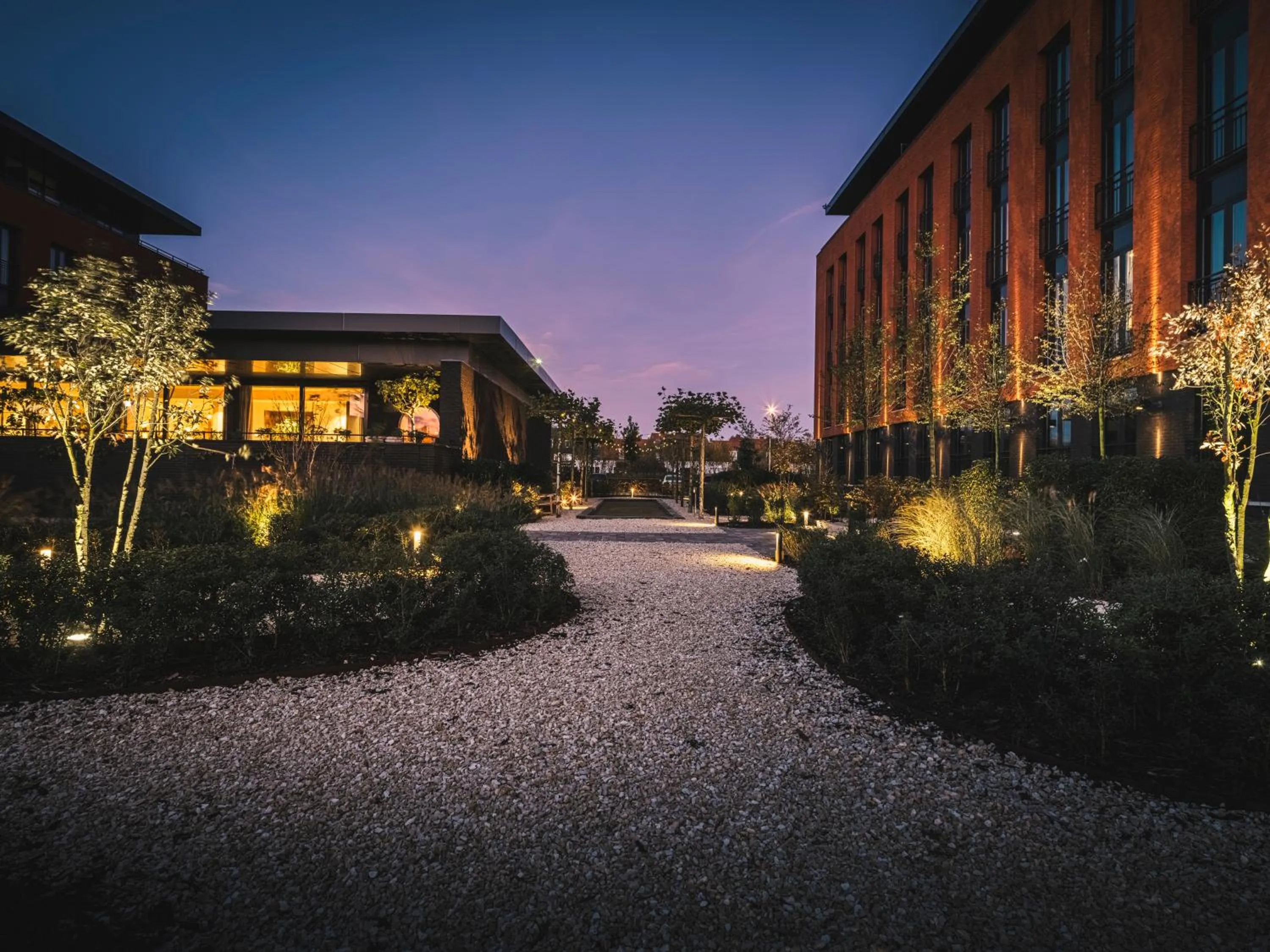 Garden in Van der Valk Hotel Middelburg