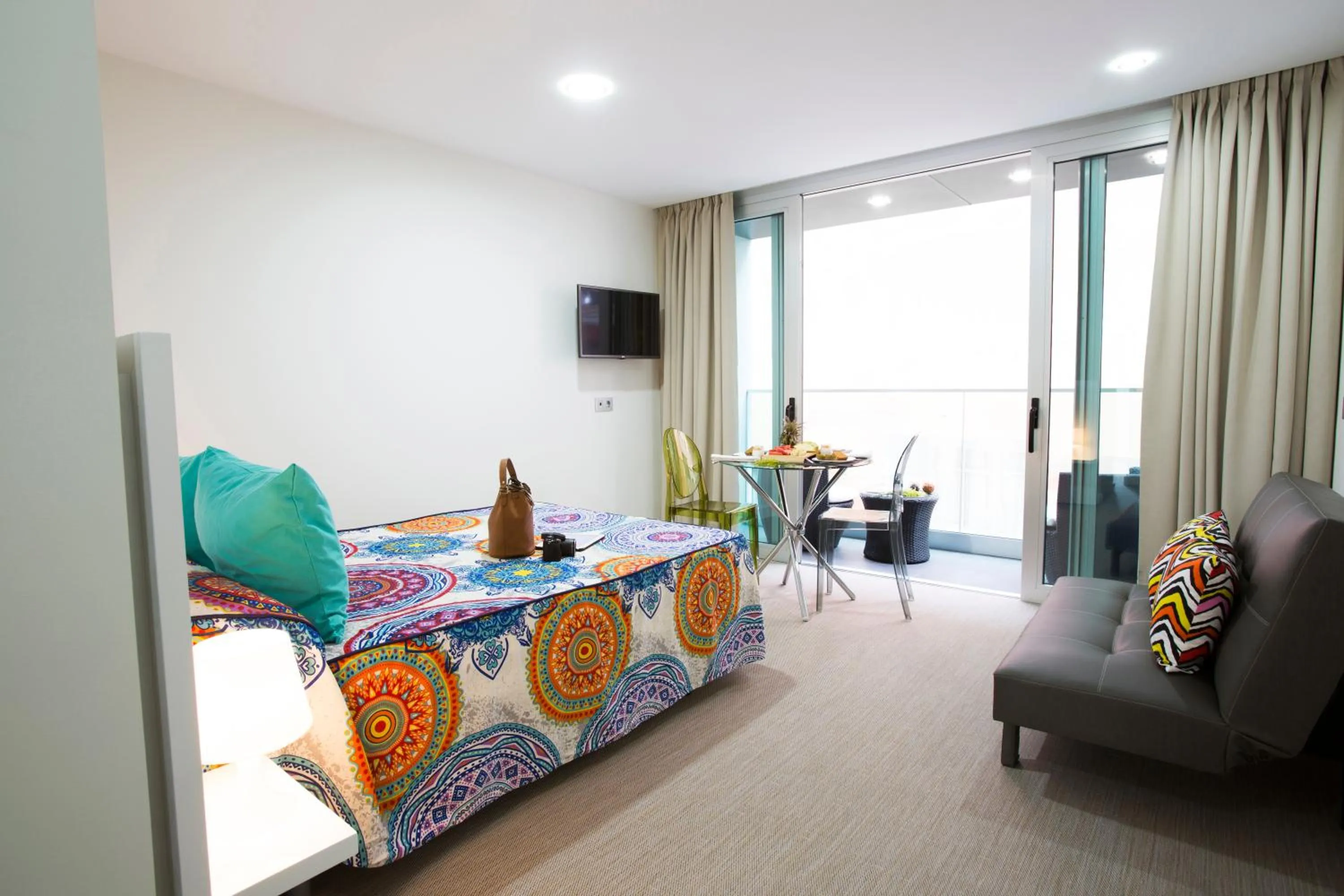 Balcony/Terrace, Bed in Valentina Beach