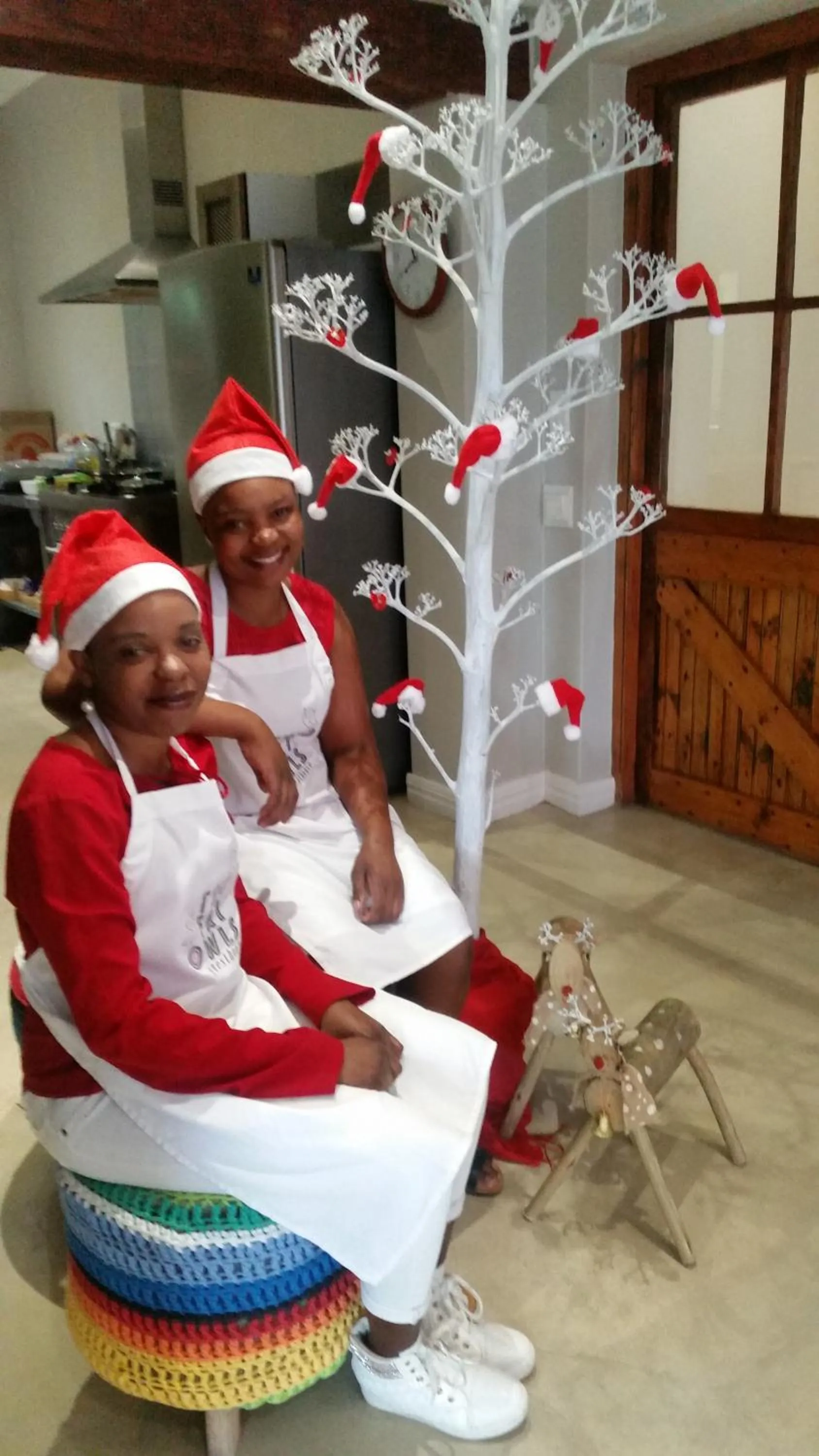 Staff in Two Fat Owls Guesthouse